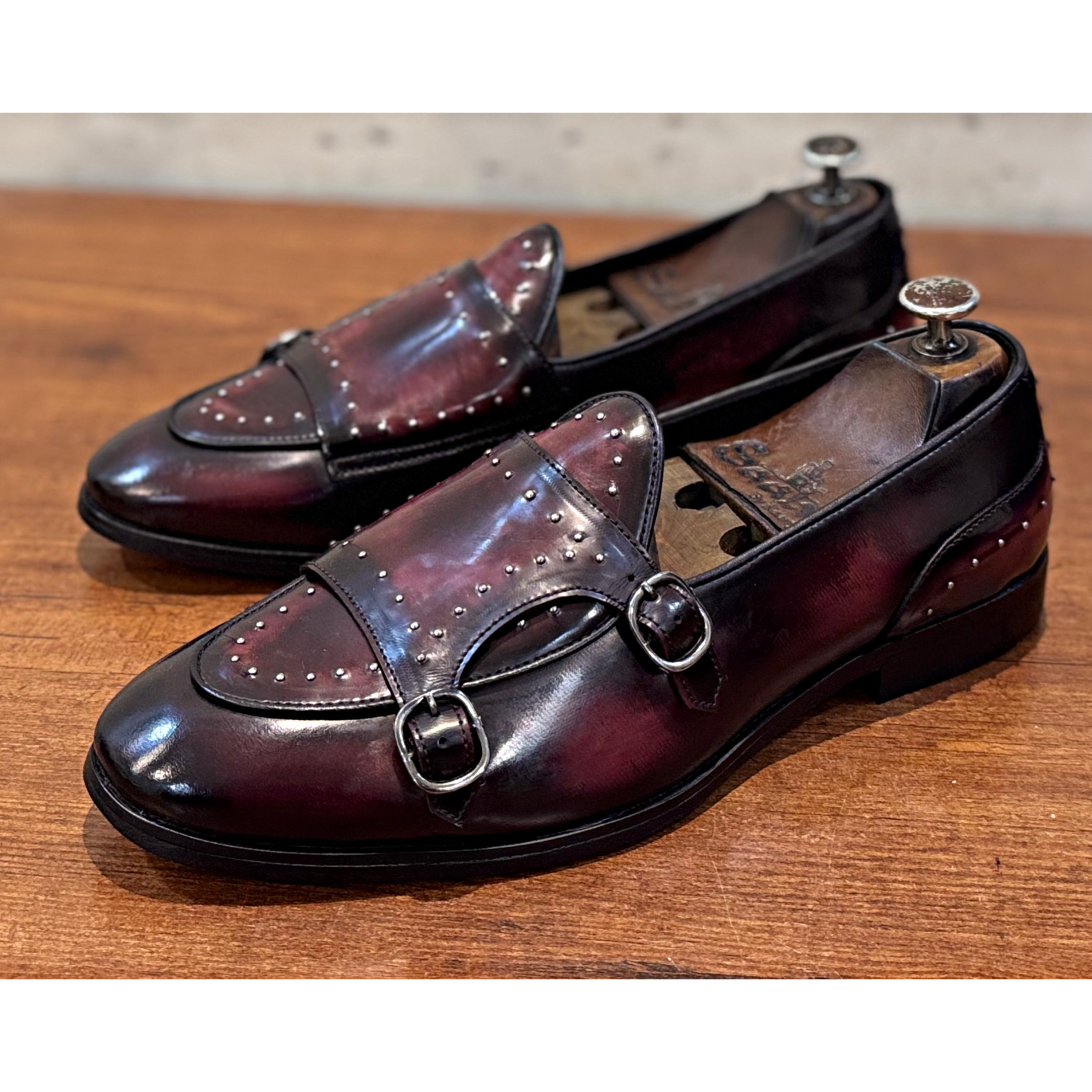 Belgian Monk Strap Bordo Bajri