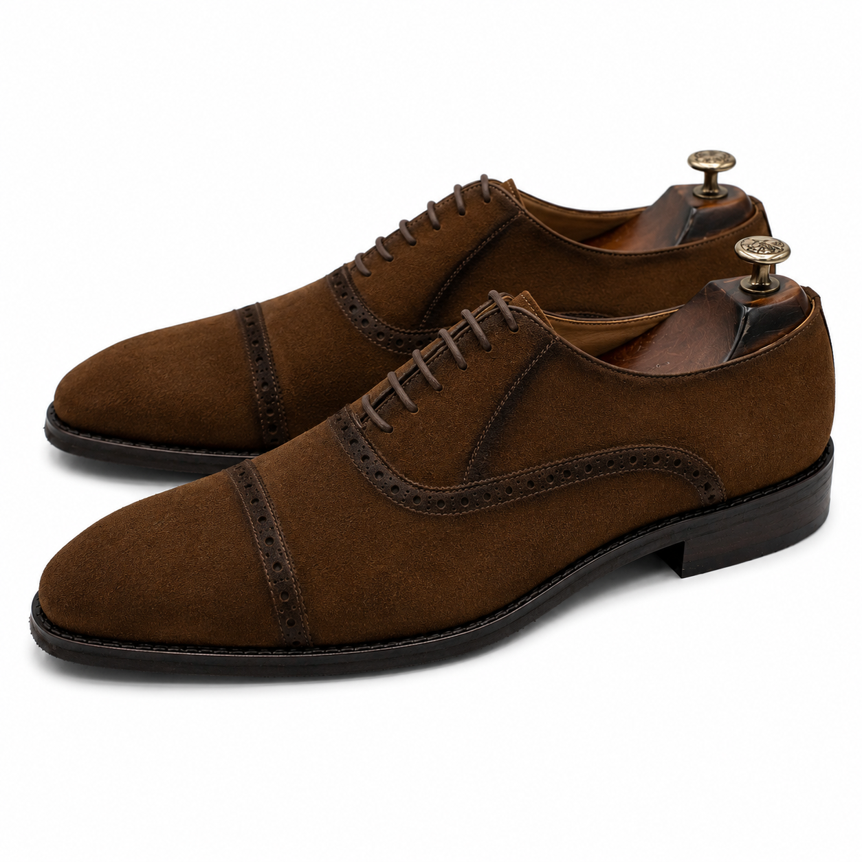 Saddlewood Suede Oxford