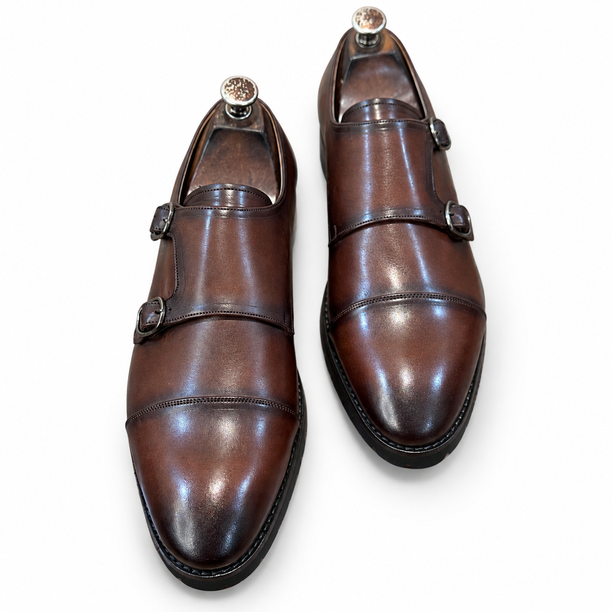 Regent Brown Double Monk Straps