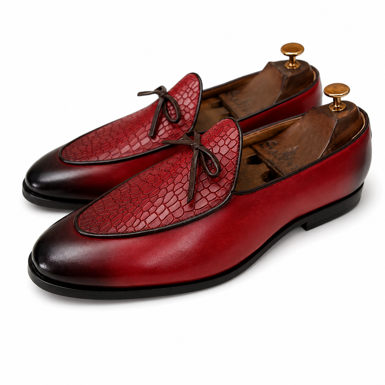 The Monaco Crimson Belgian Loafers