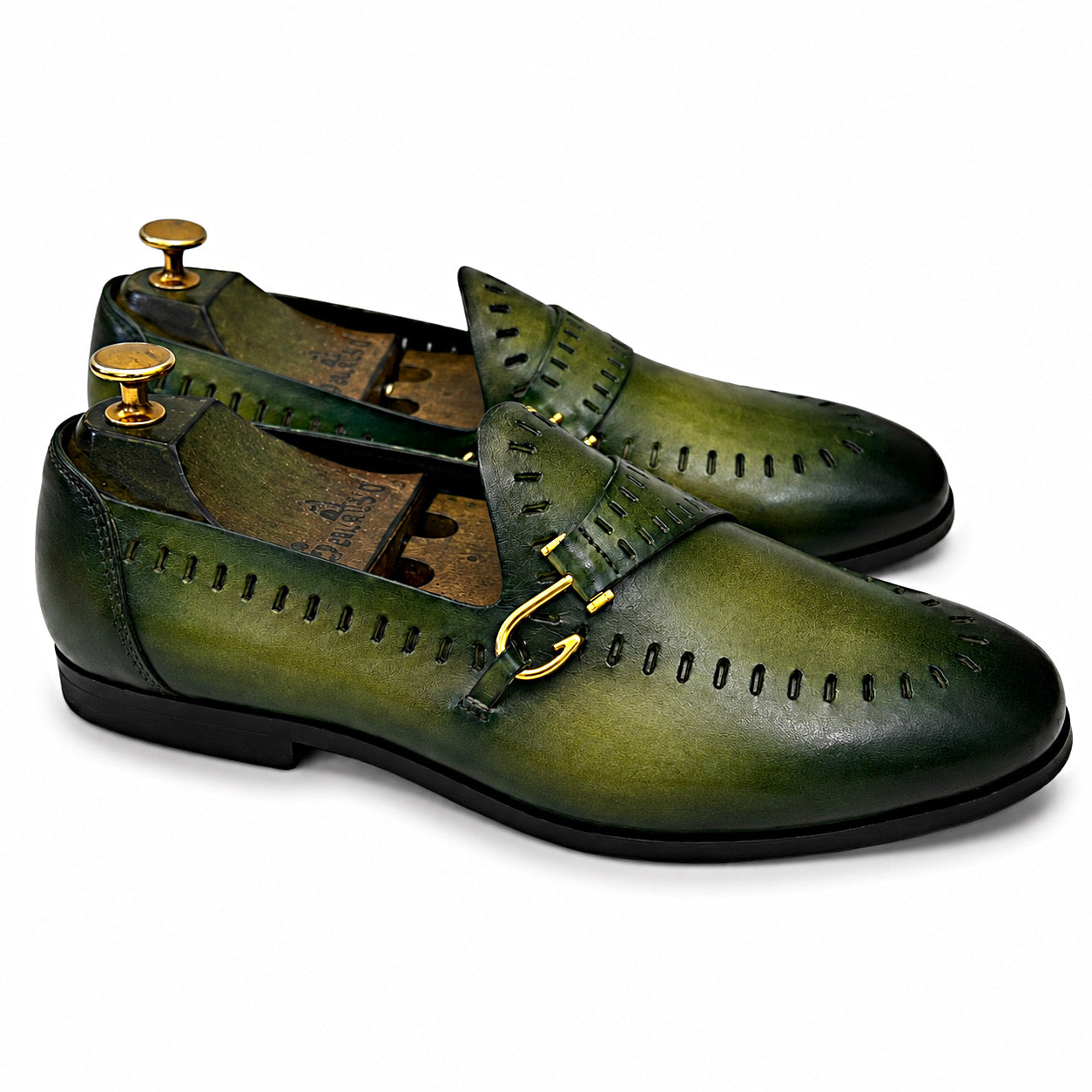 Olive Patina Artisan Loafer