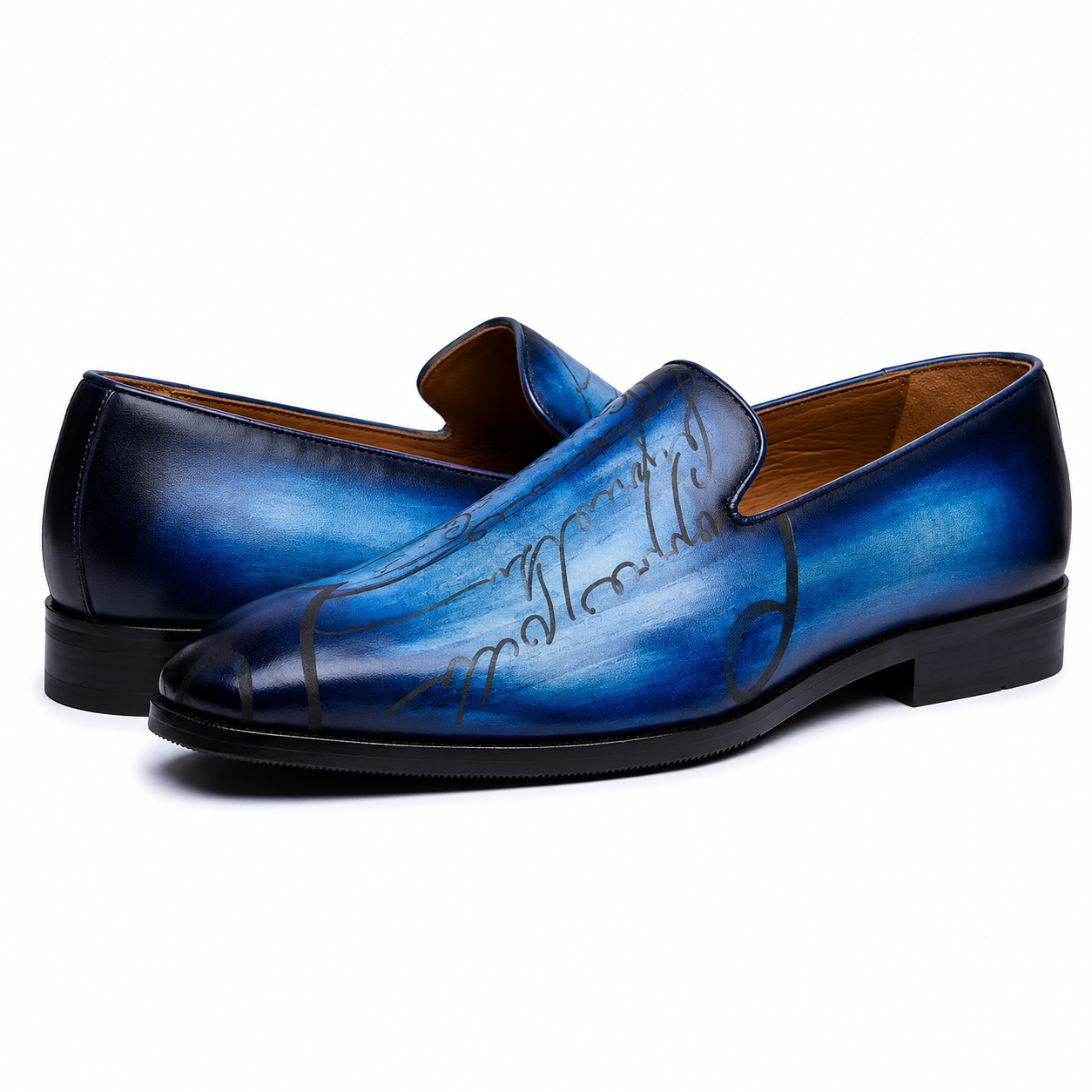 Azure Scriptor Loafers