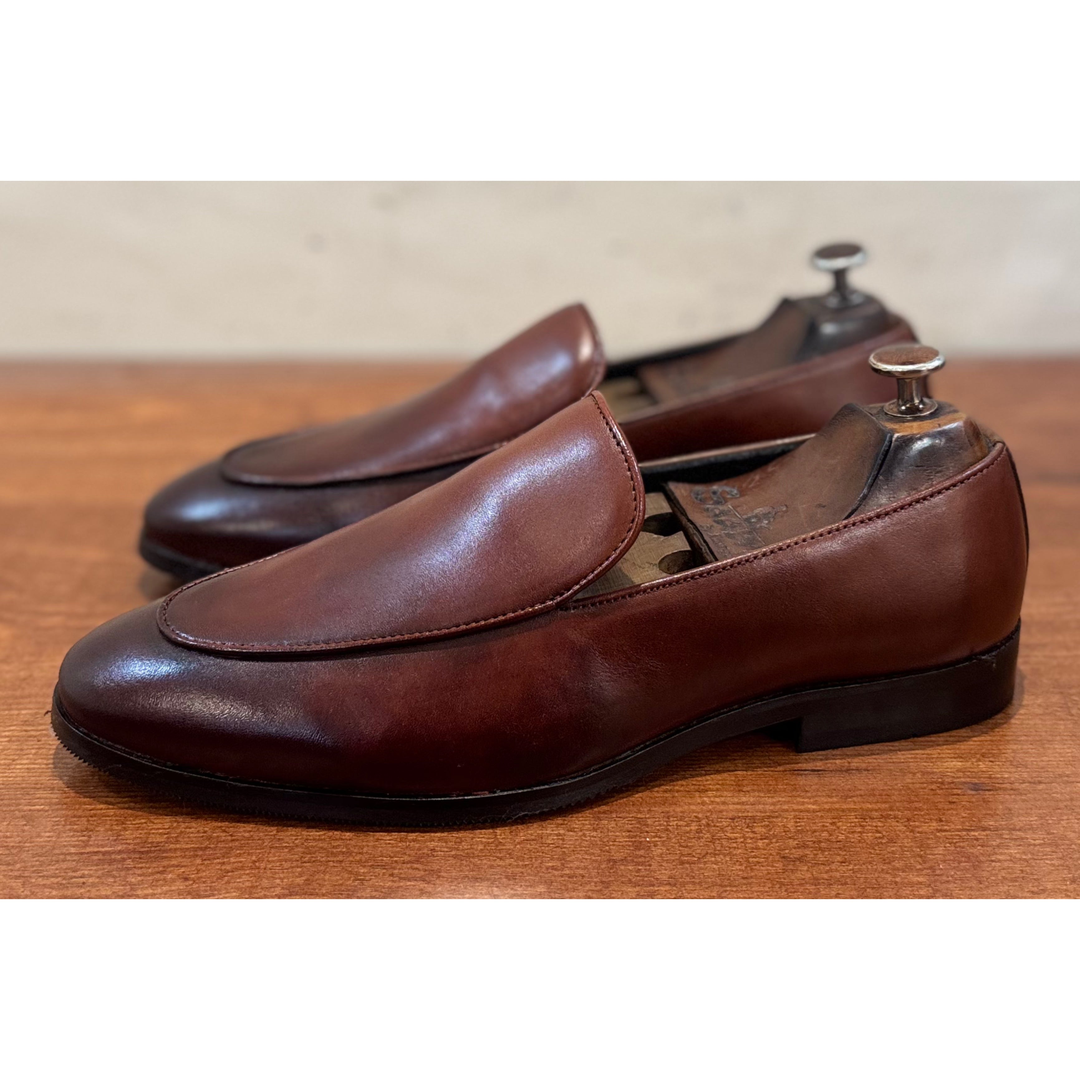 Brown Loafers Hand Finished
