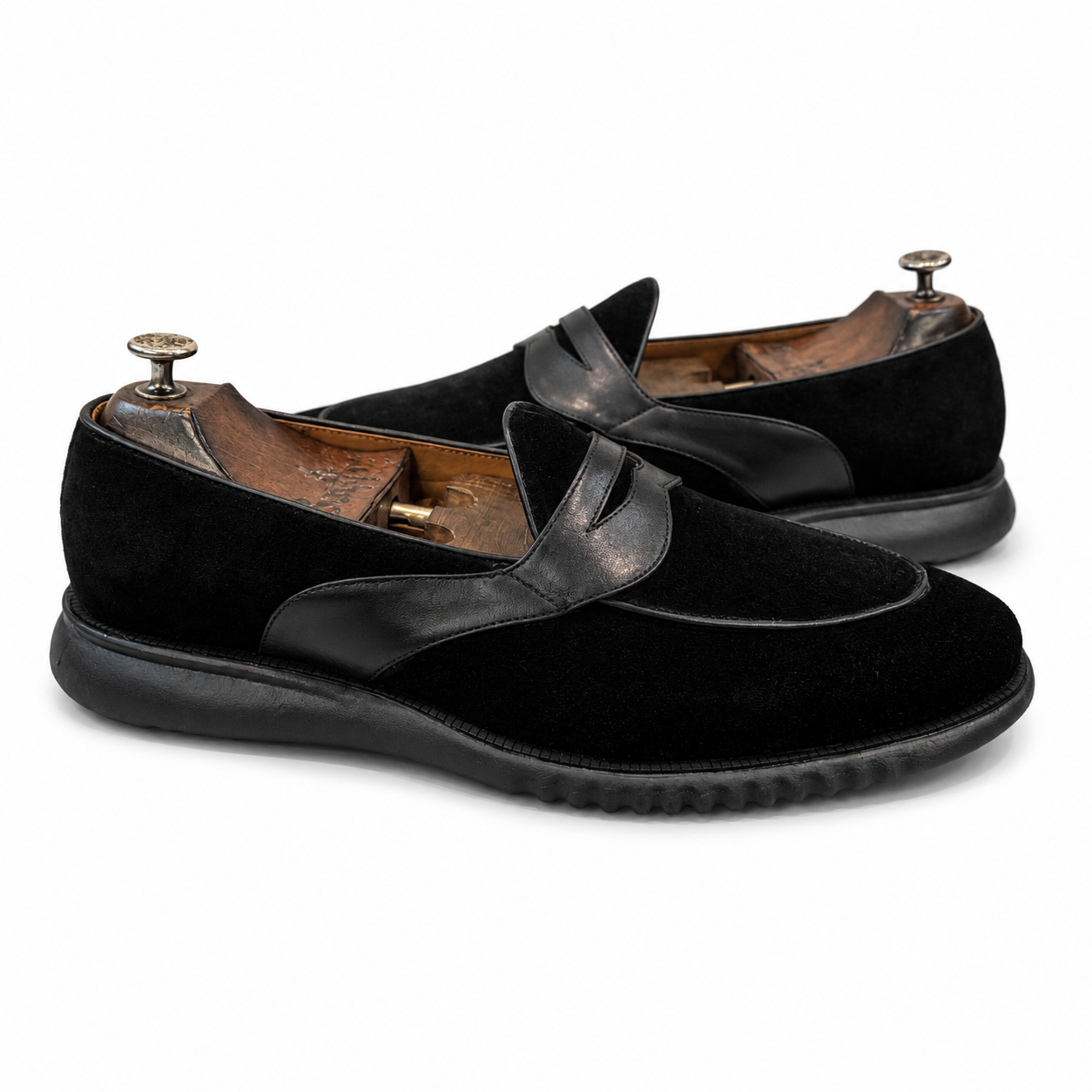 Midnight Suede Penny Loafer