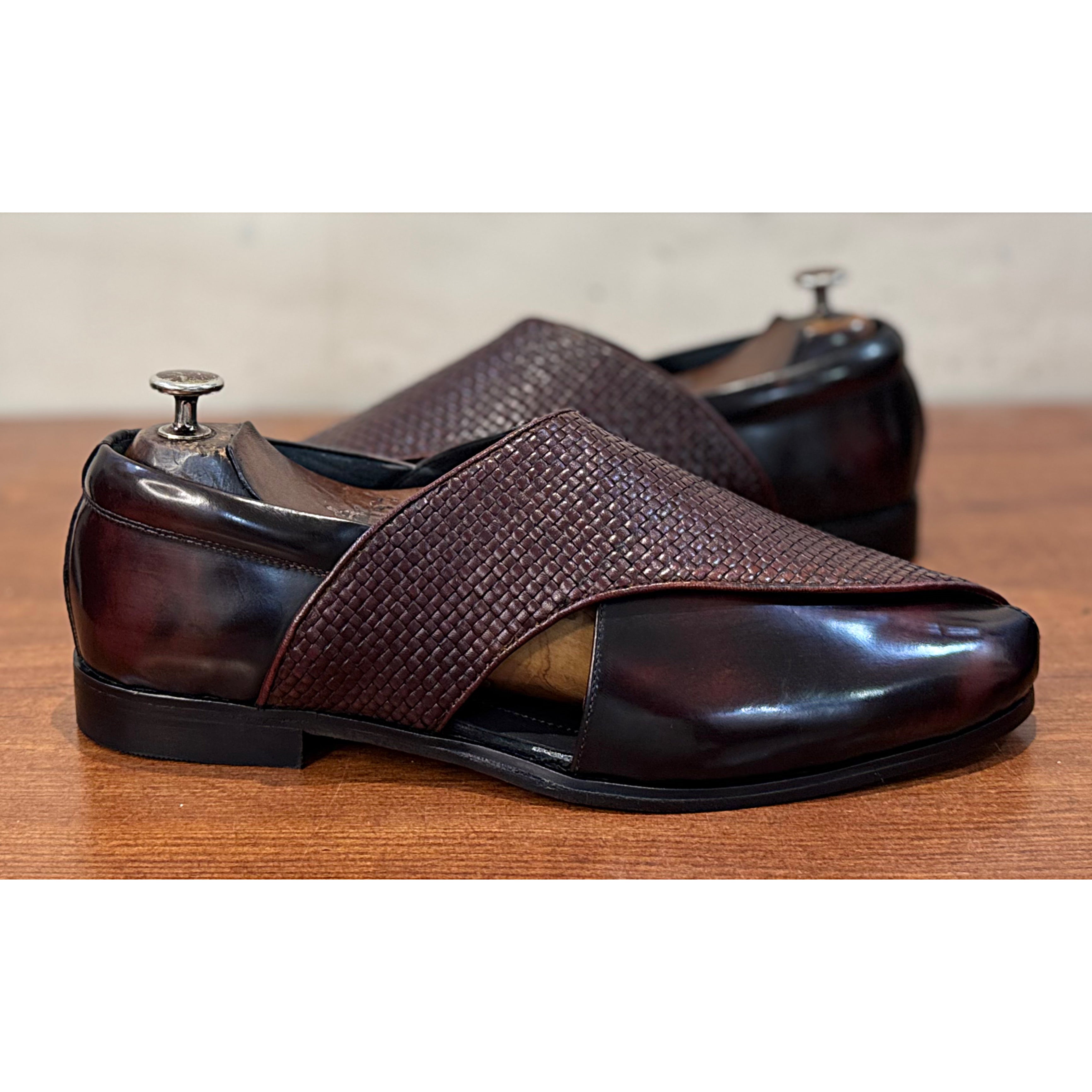 Brown Brushoff Peshwari Sandals