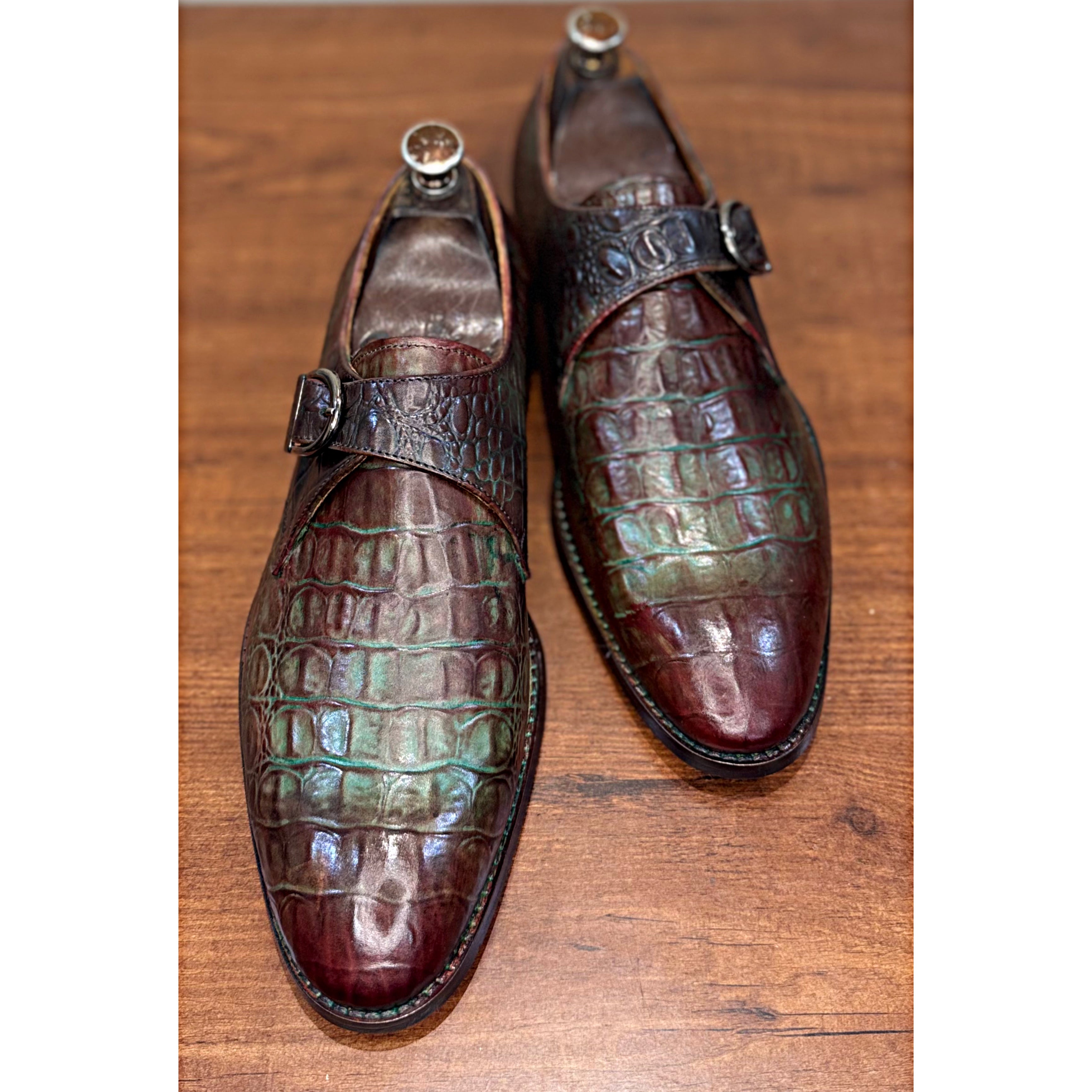 Single Monk Strap Hand Finished