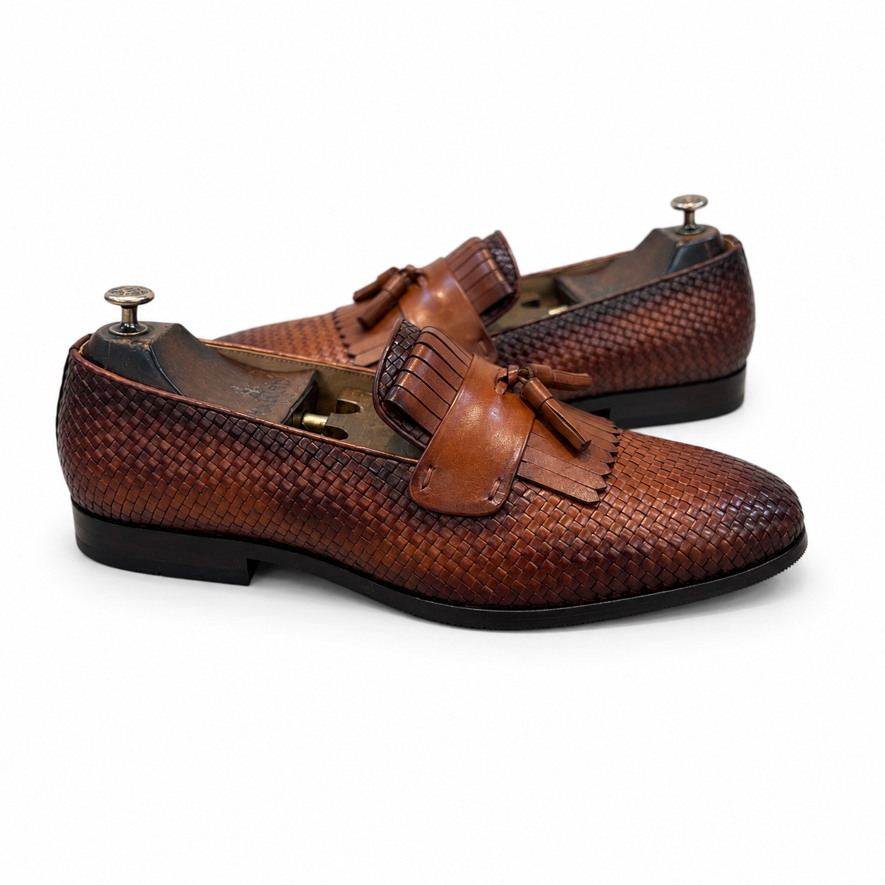 Imperial Weave Tassel Loafers