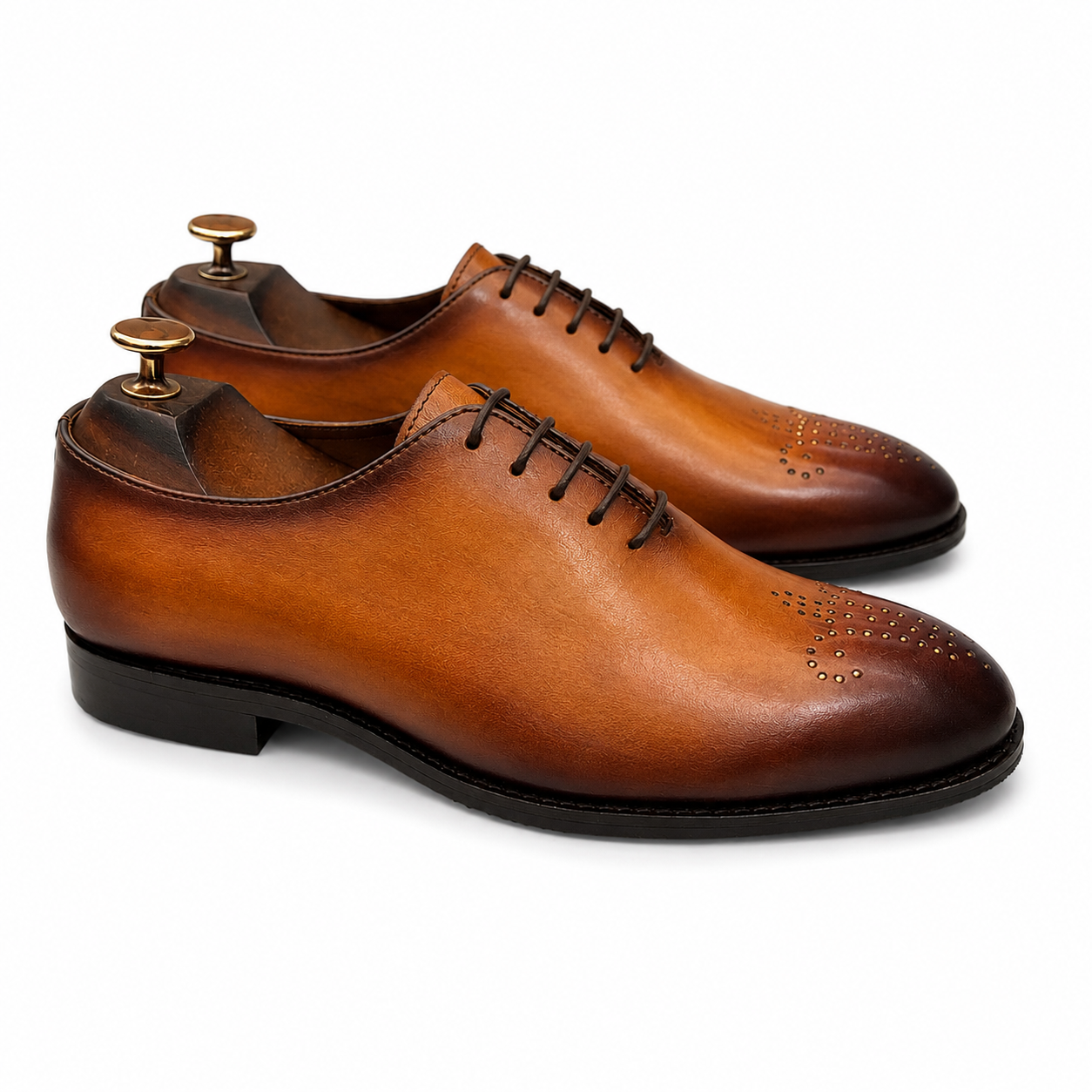 Amber Crest Wholecut Oxfords
