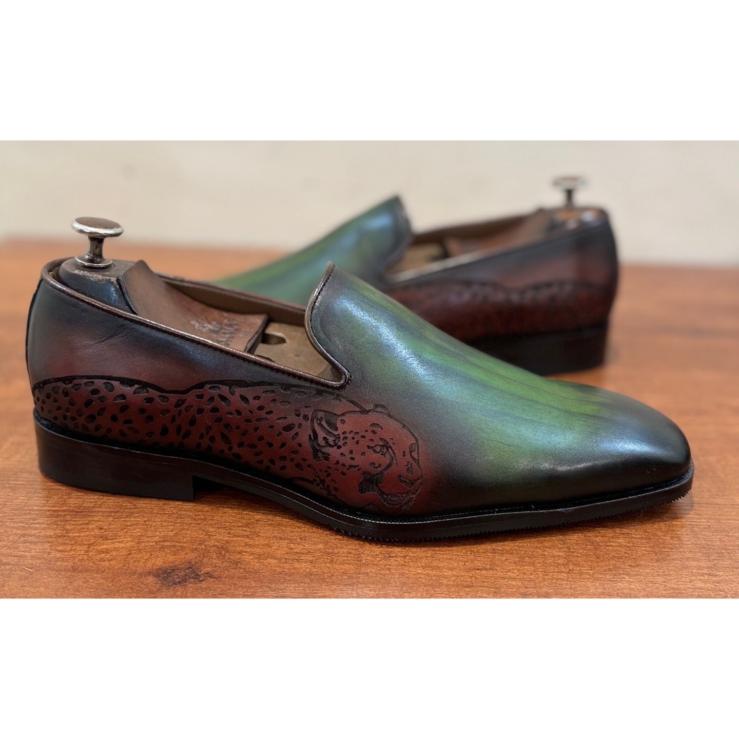 Classic Tiger Loafers Green