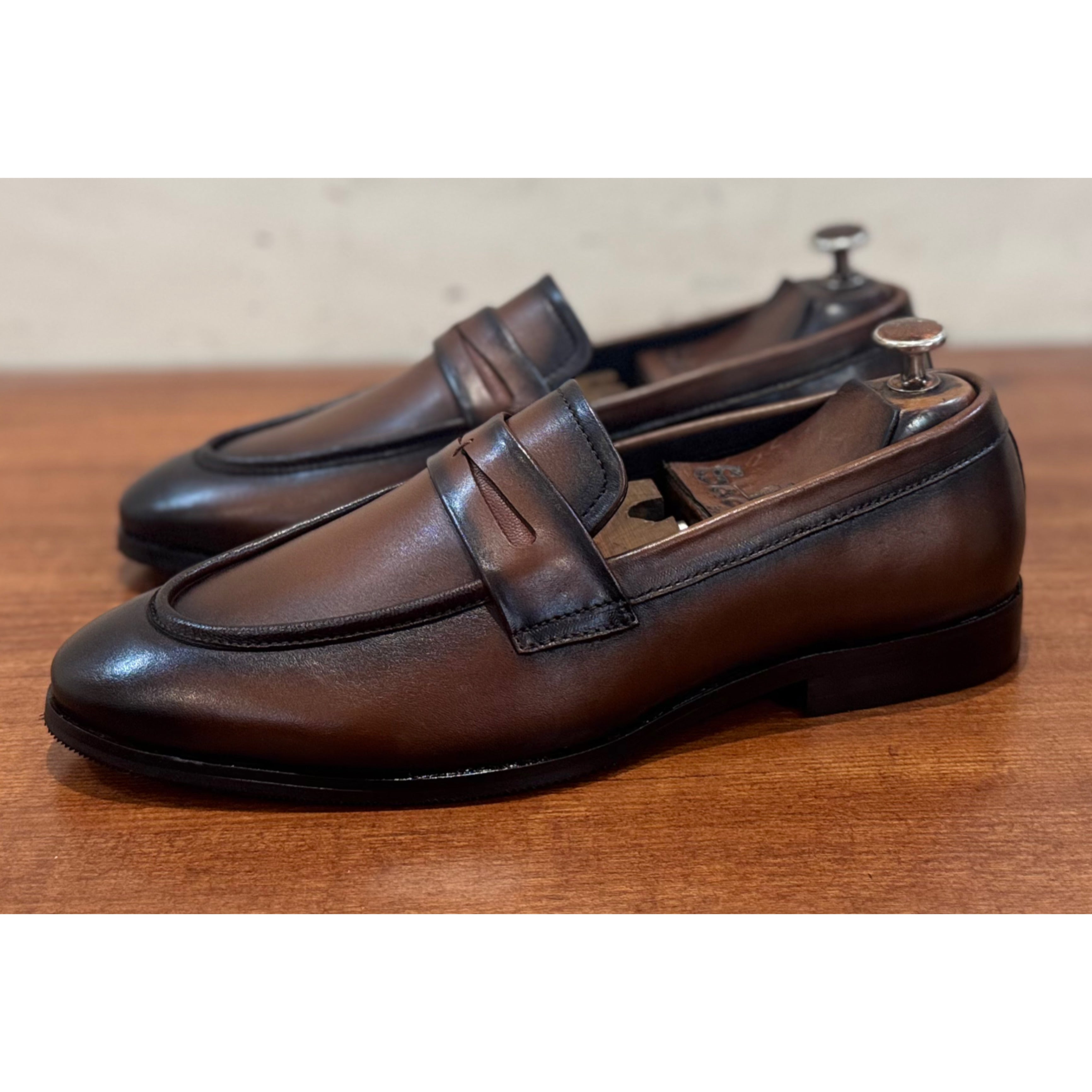 Brown Penny Loafers Classic