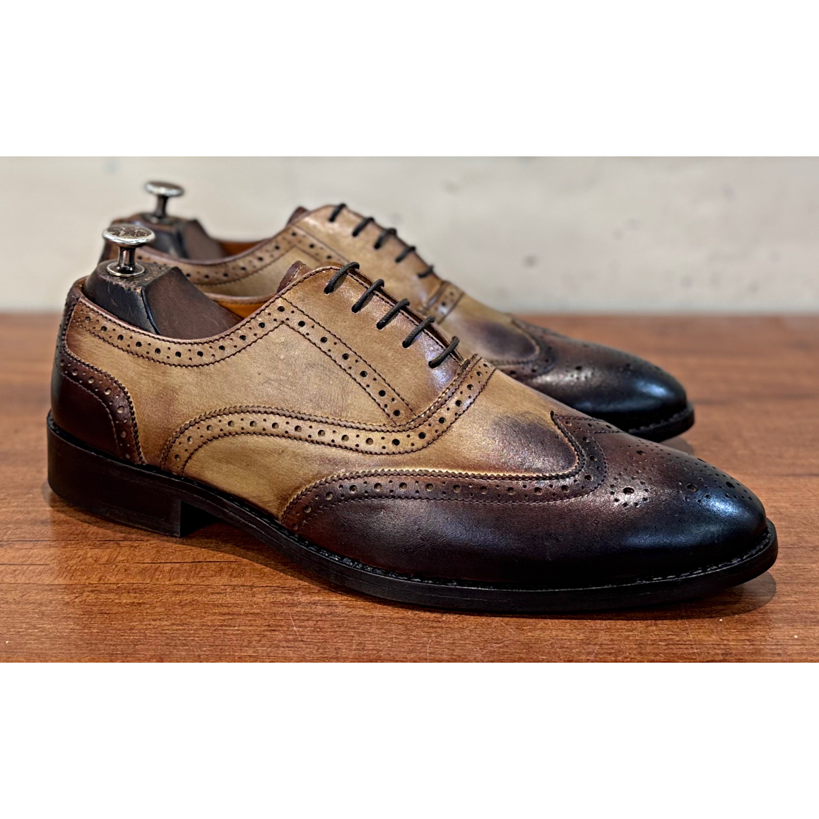 The Windsor Brogues Hand Patina