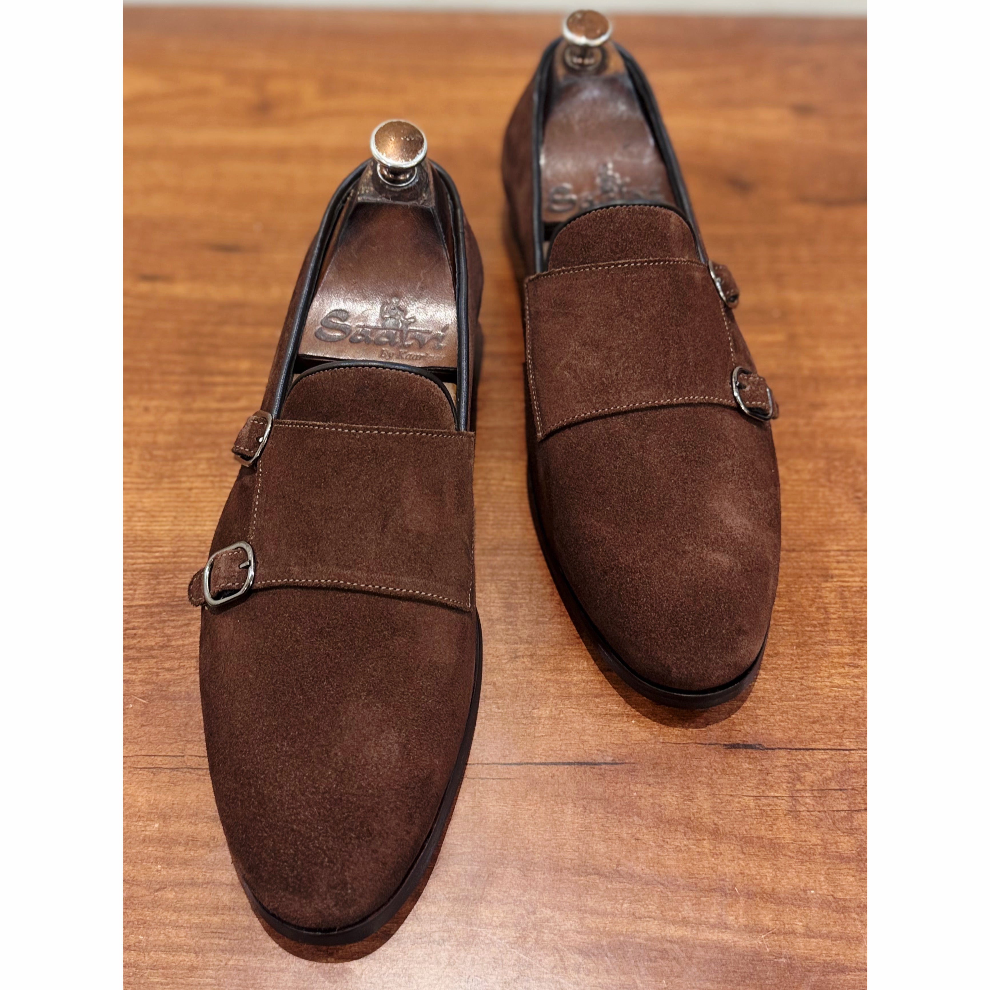 Brown Double Monk Straps