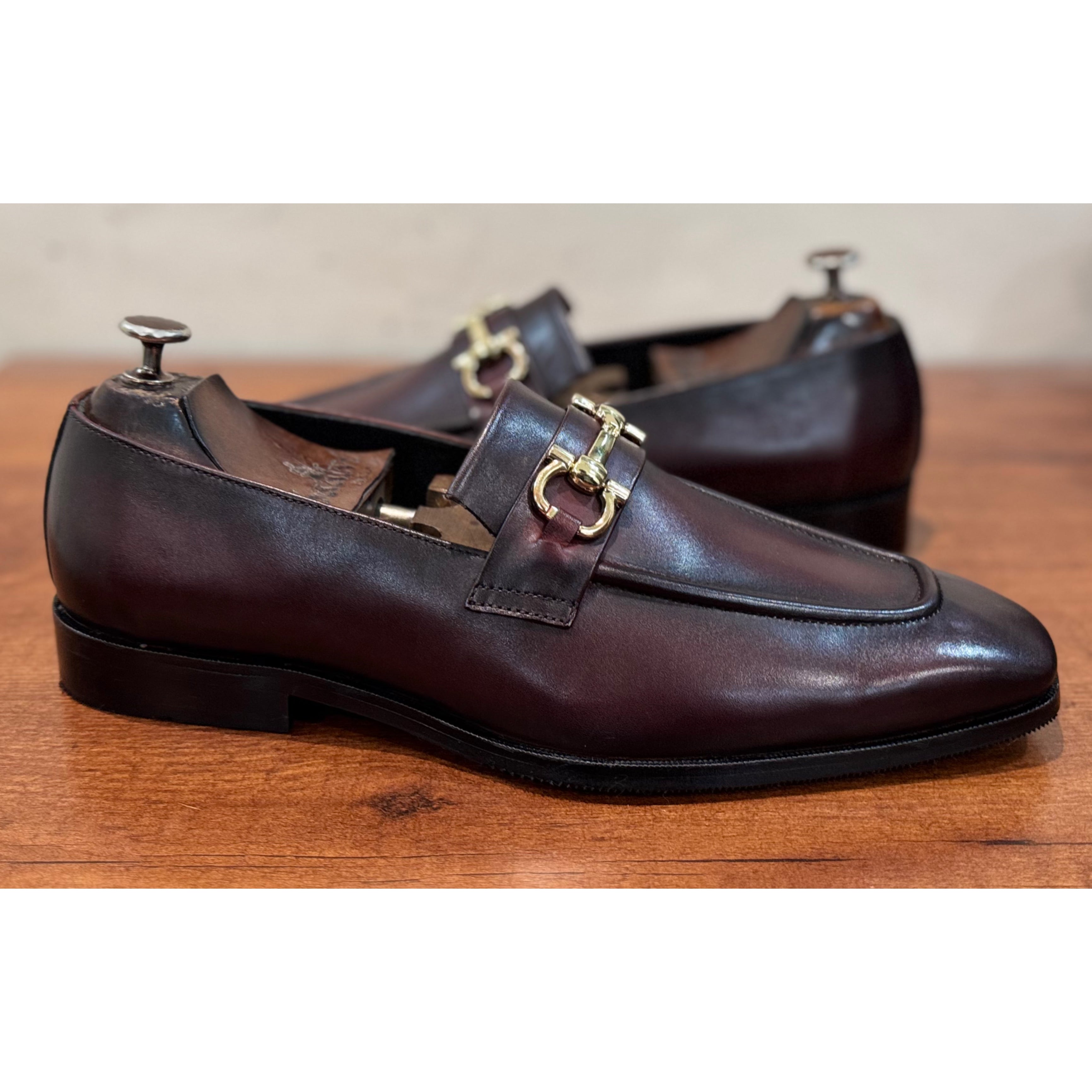 Bordo Patina Loafers