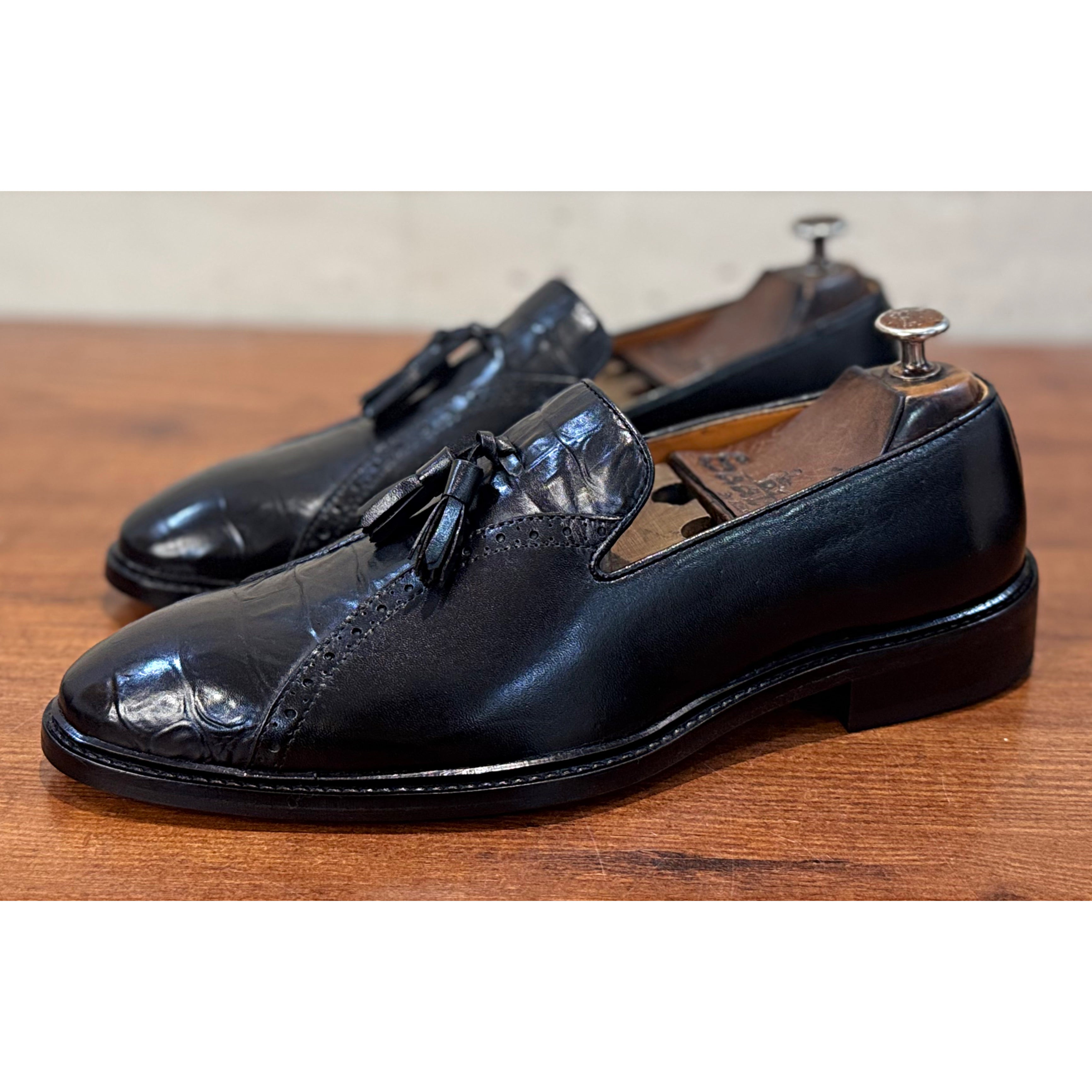 Black Monarch - Tassel Loafers