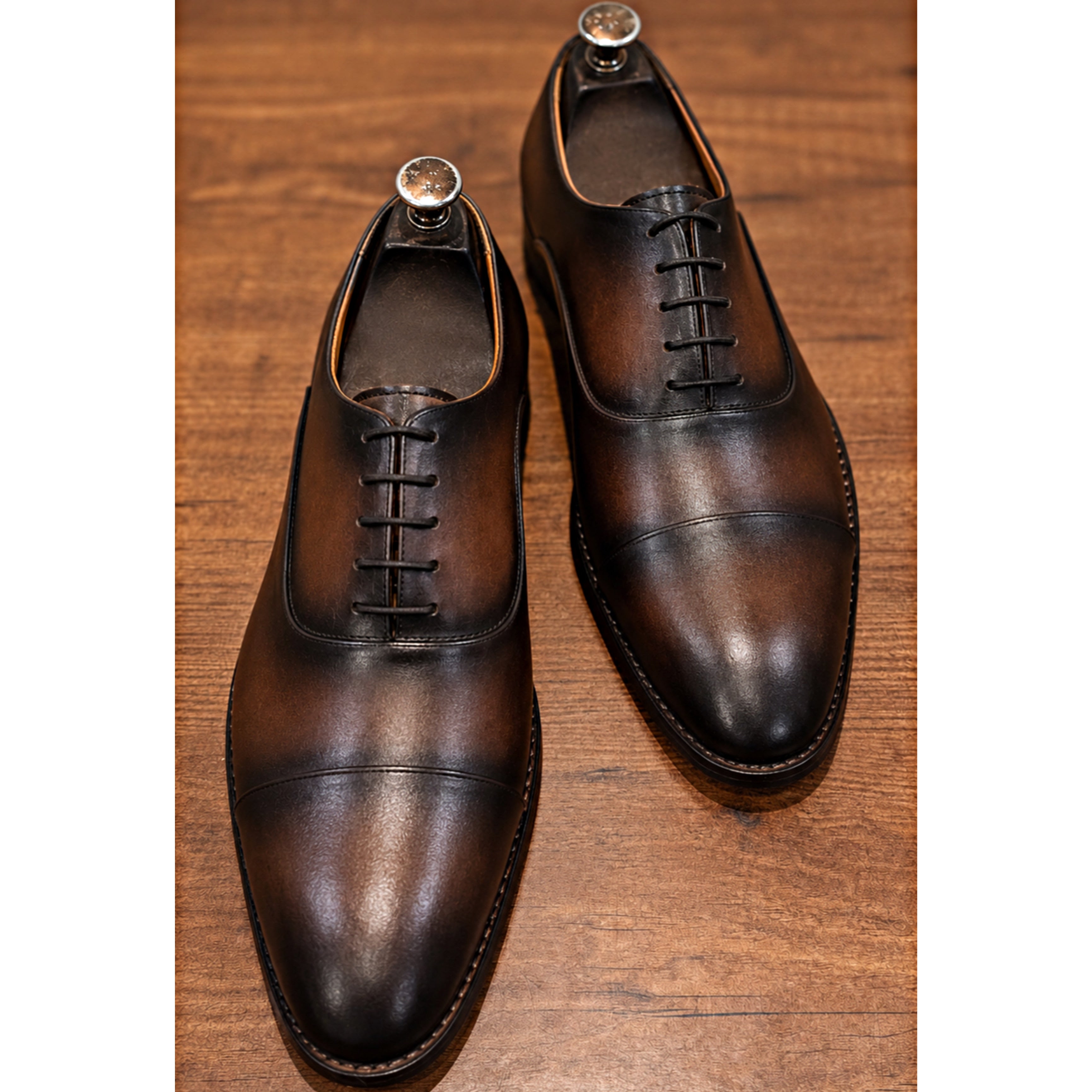 The Chesterfield – Dark Espresso Cap Toe Oxford