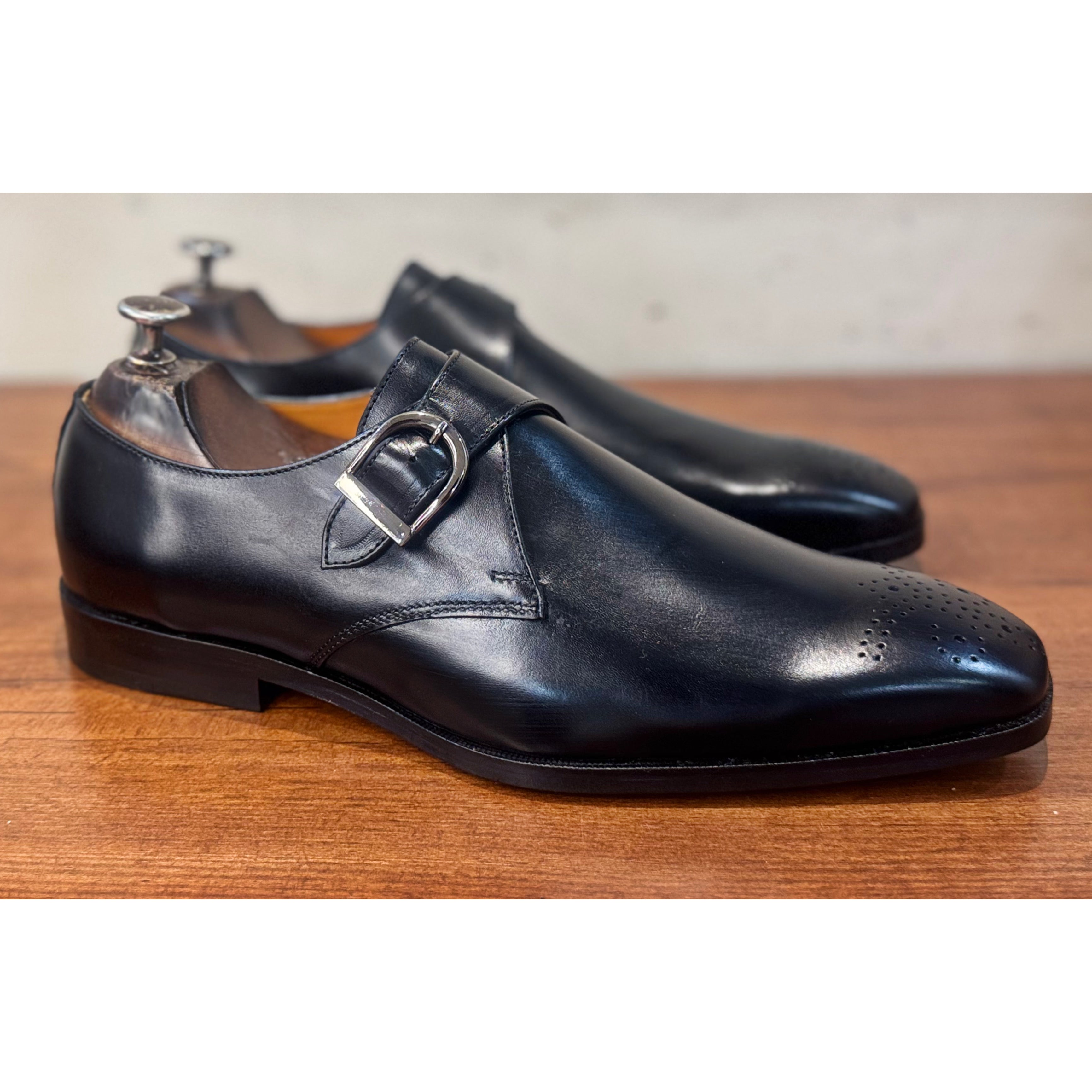 Single Monk Strap Black