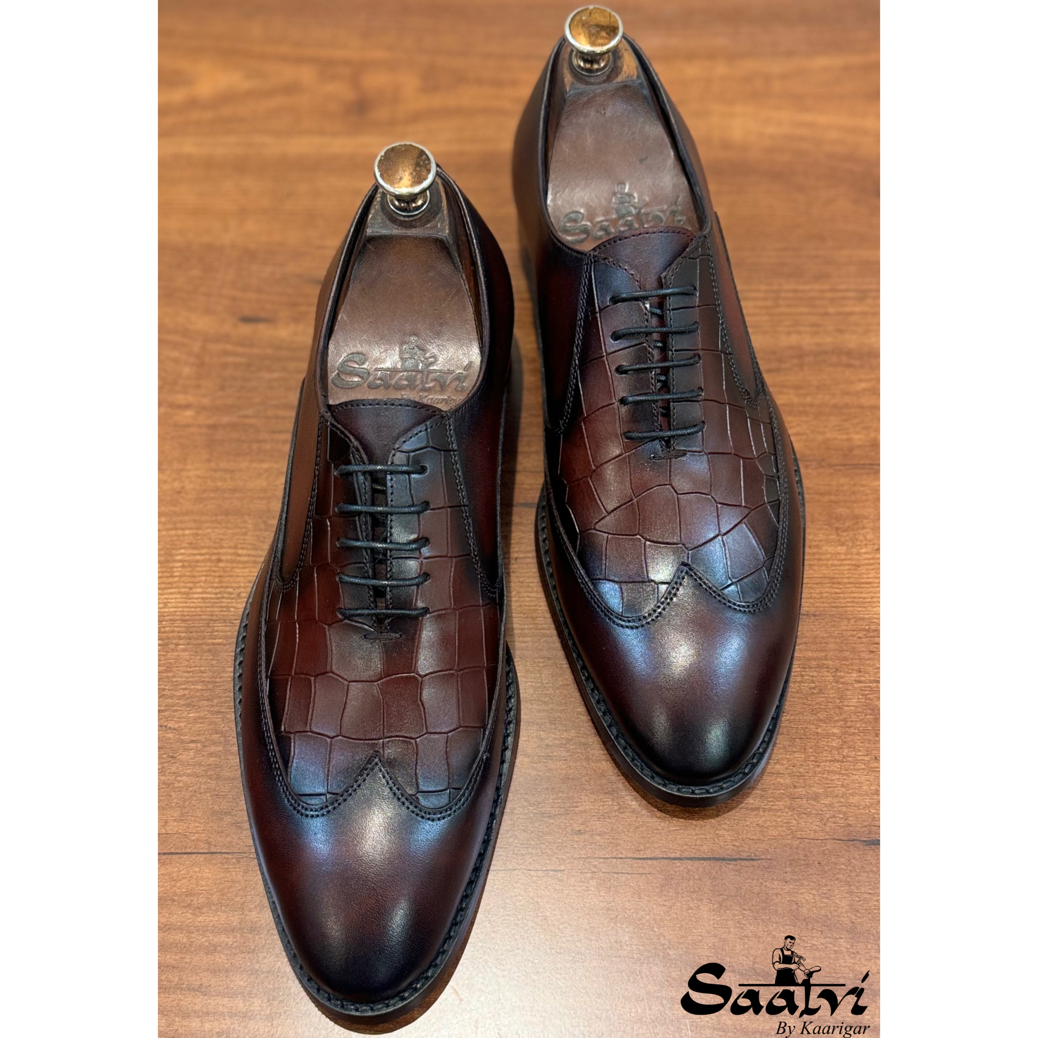 Windsor Oxfords Croco