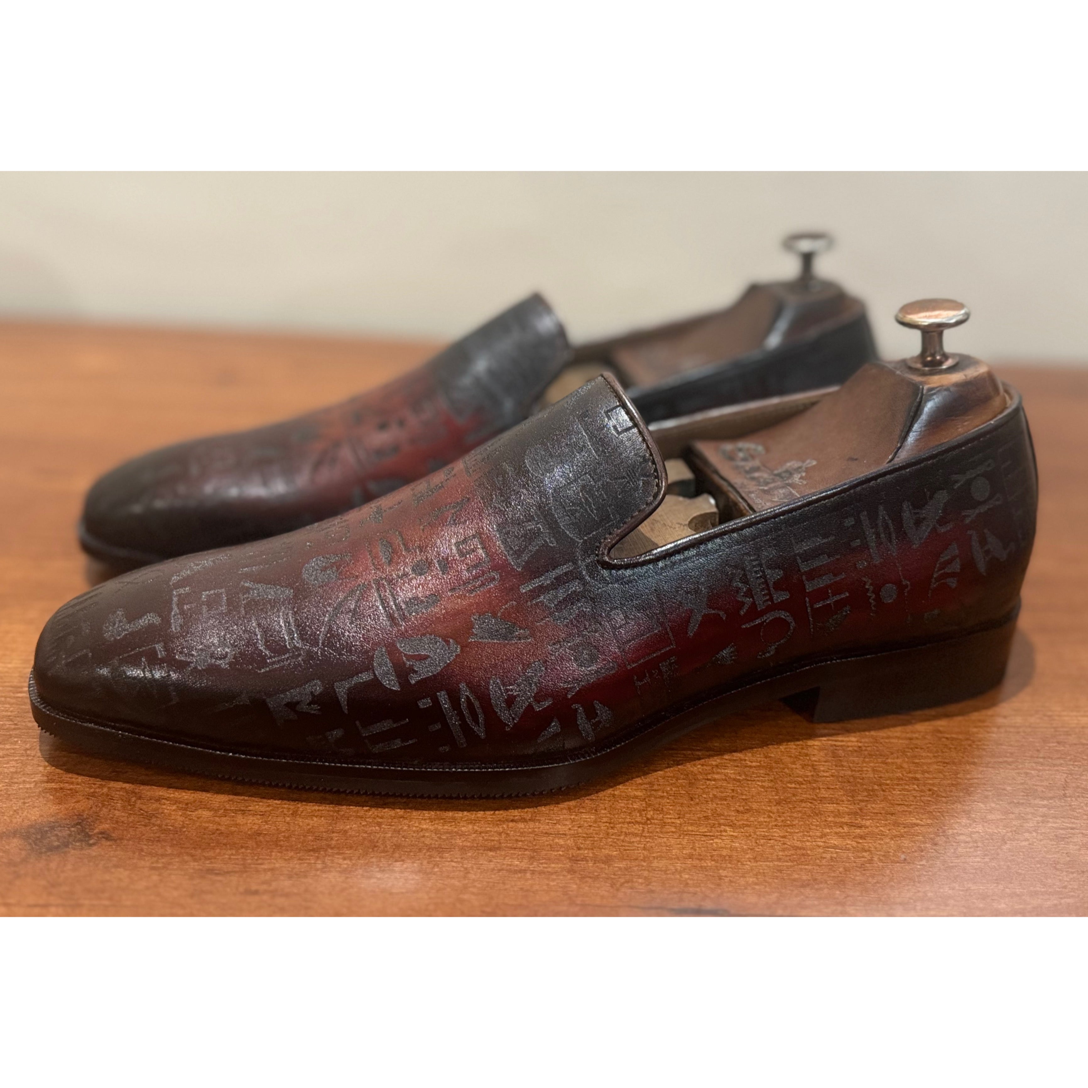 Amber Hand Patina Loafers