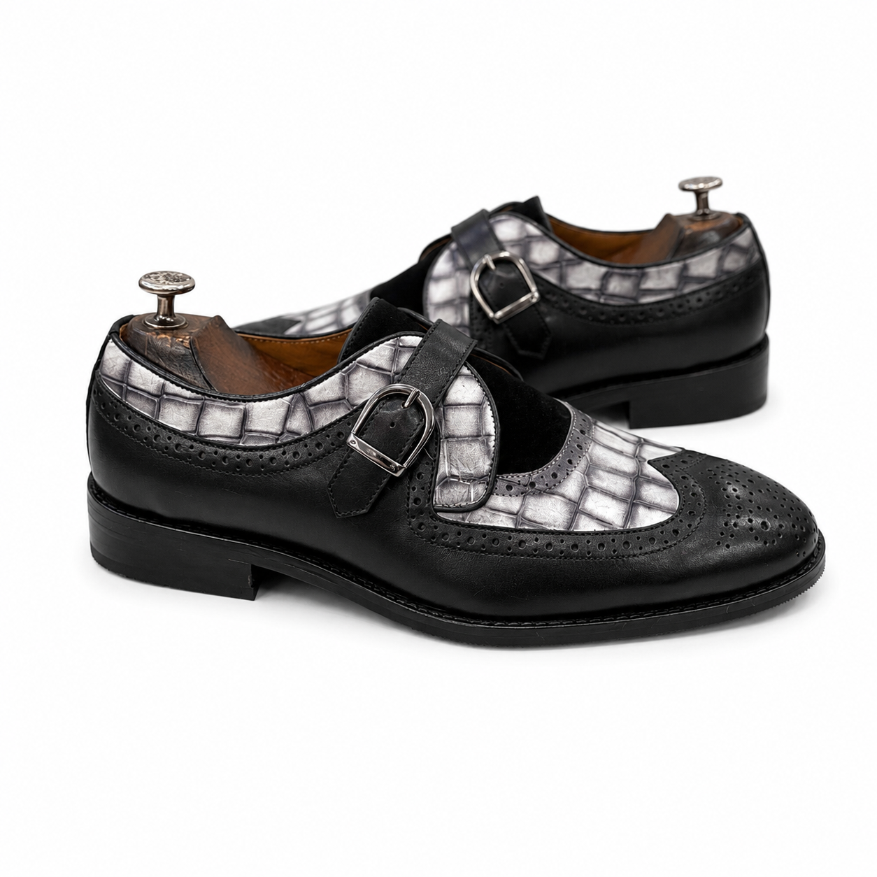 Silver Regent Croco Monk
