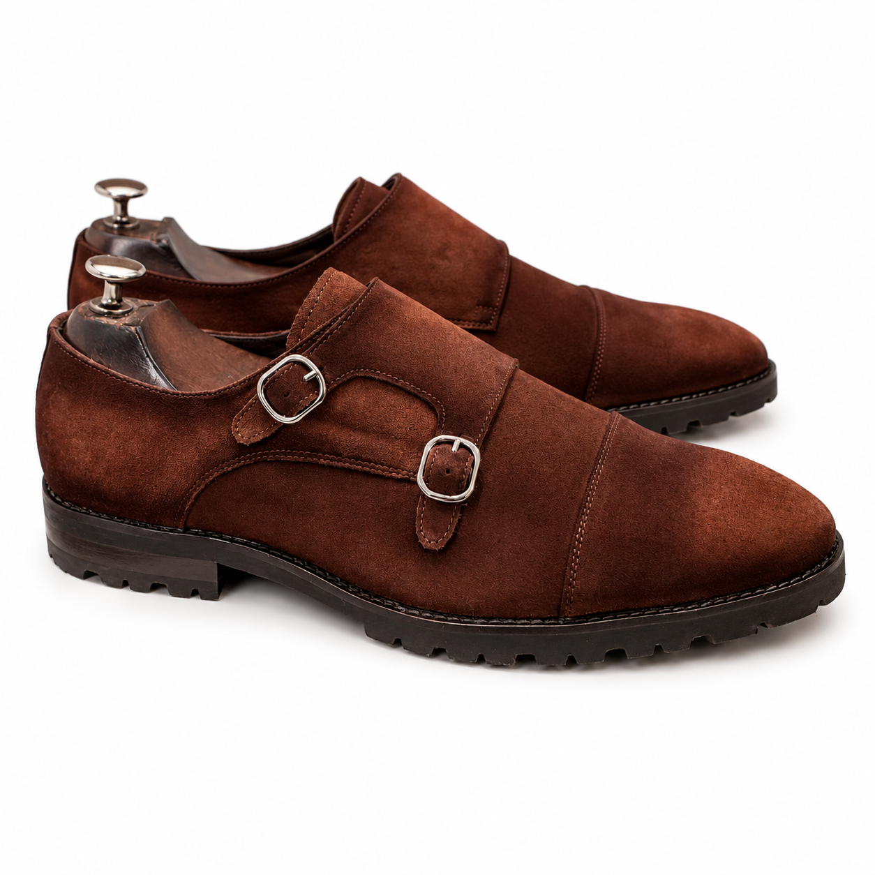 The Aspen Suede Double Monk