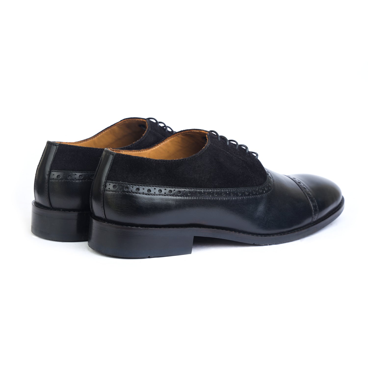 Black Oxfords With Suede