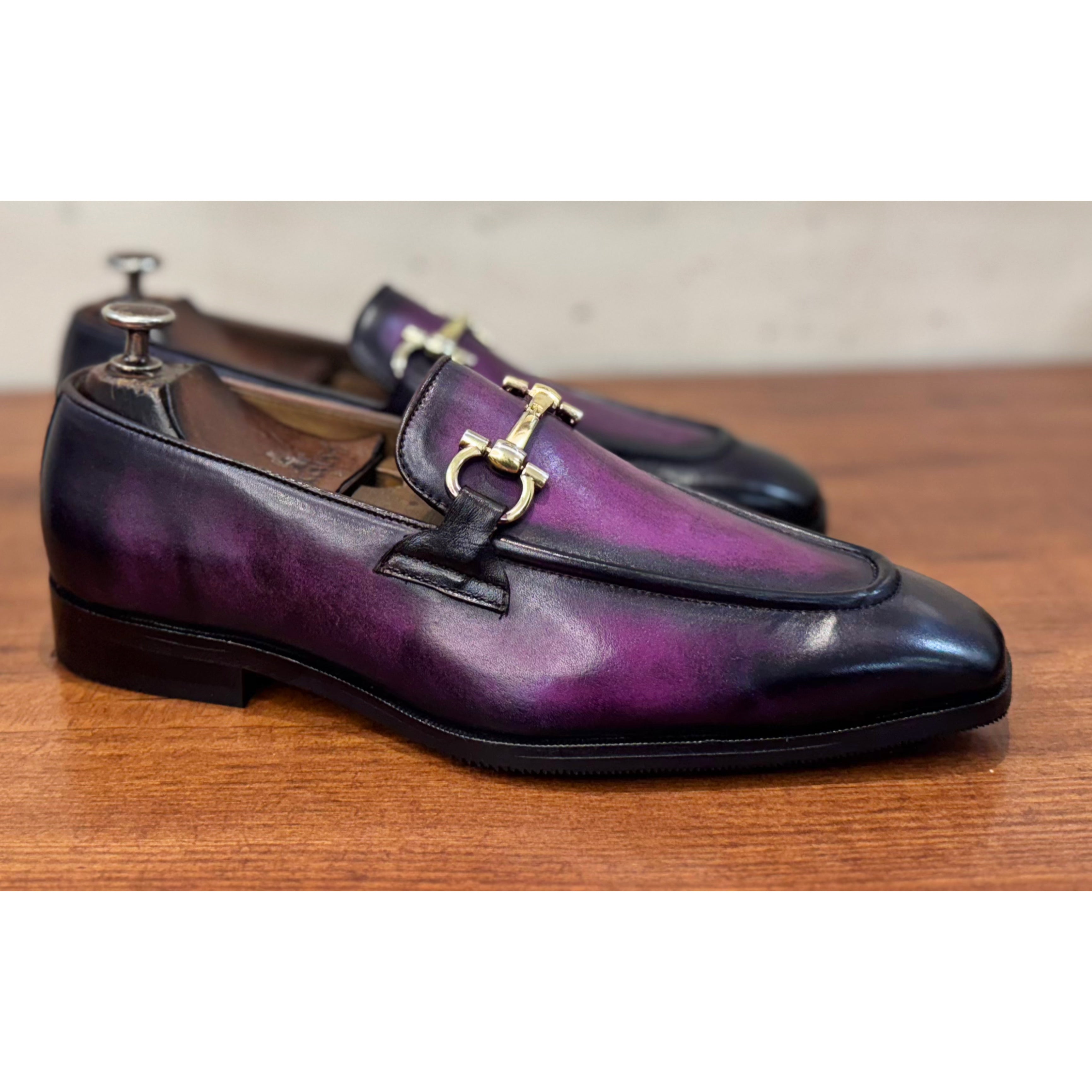Purple Patina Loafers