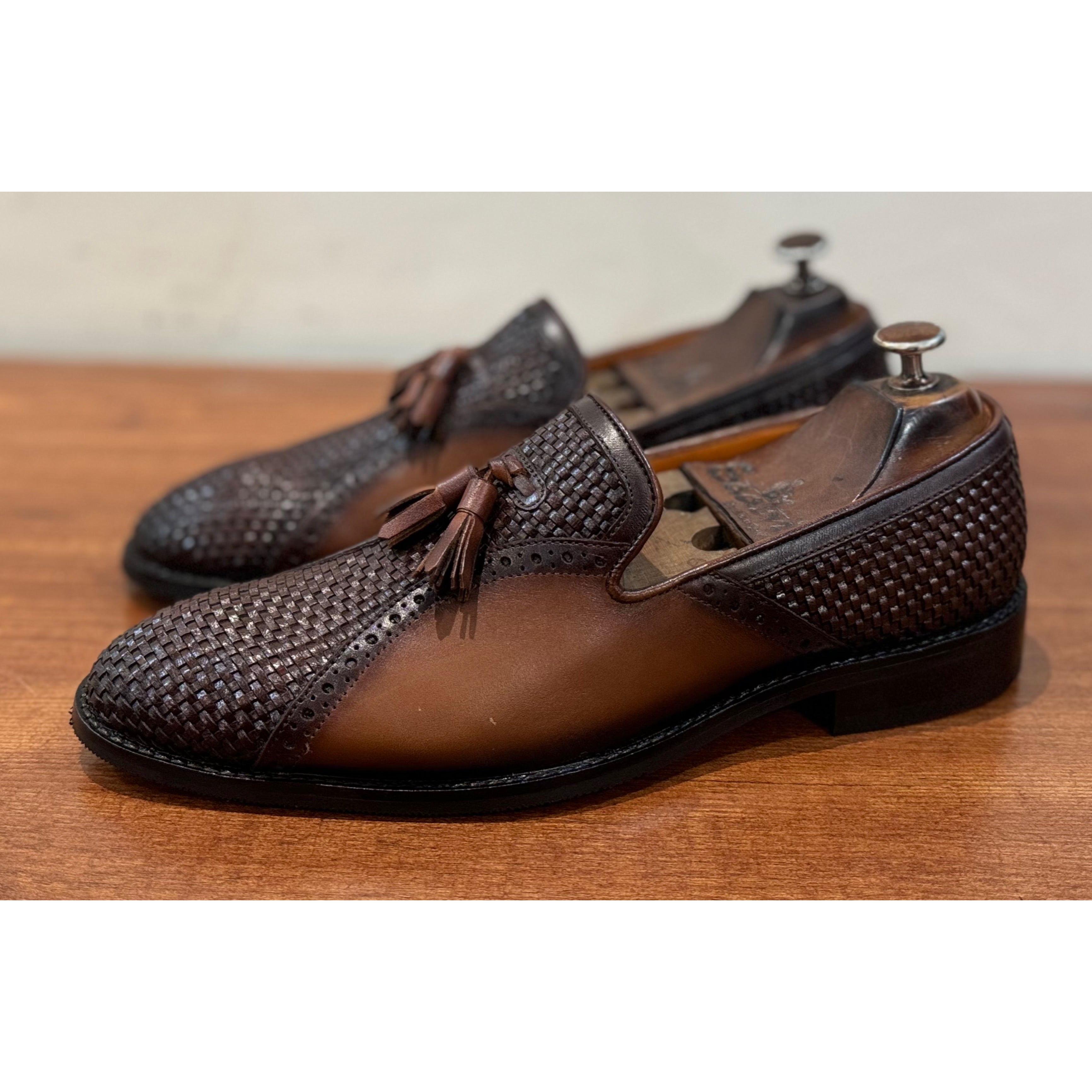 Caruso - Brown Loafers With Tassels