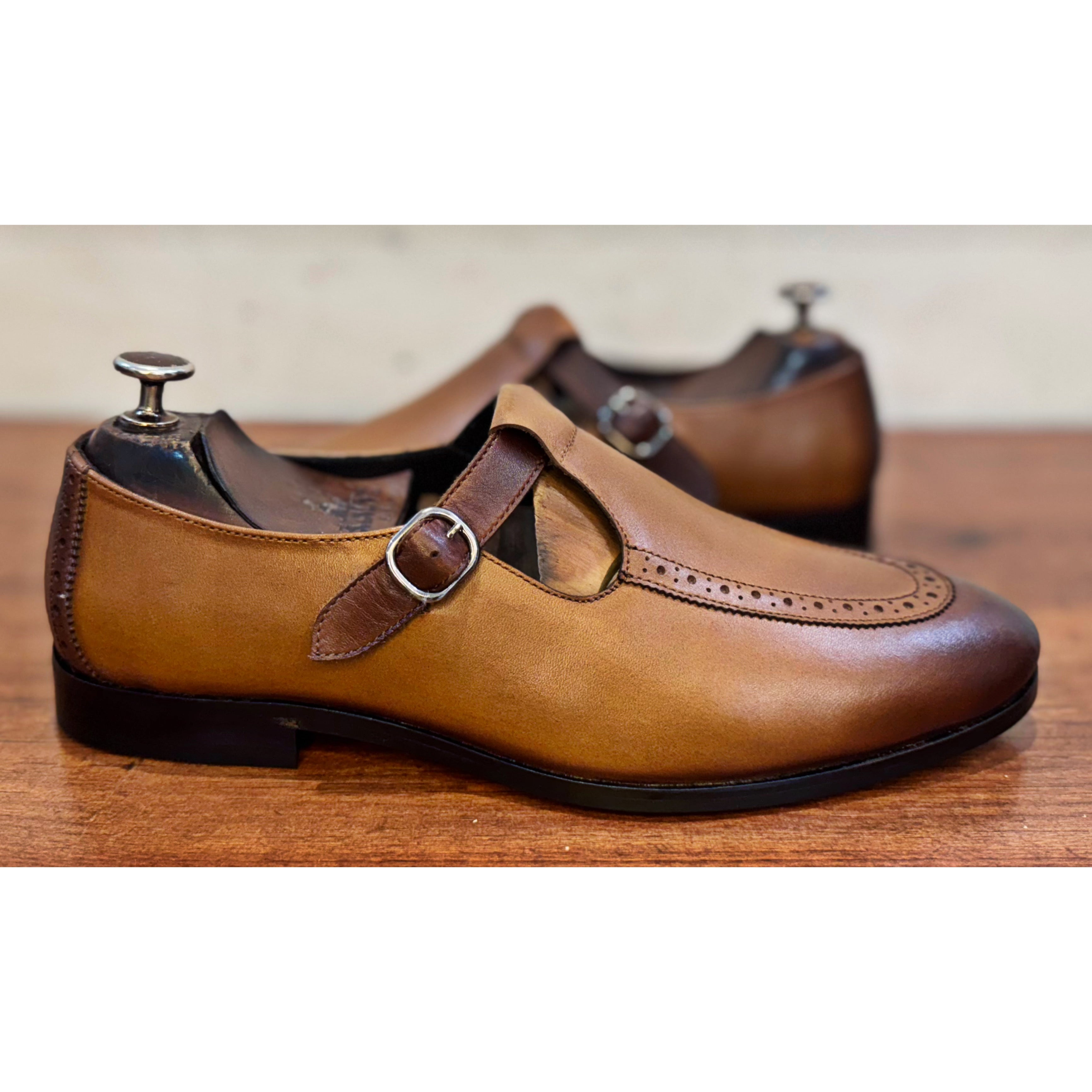 Eden Tan Sandals Calf