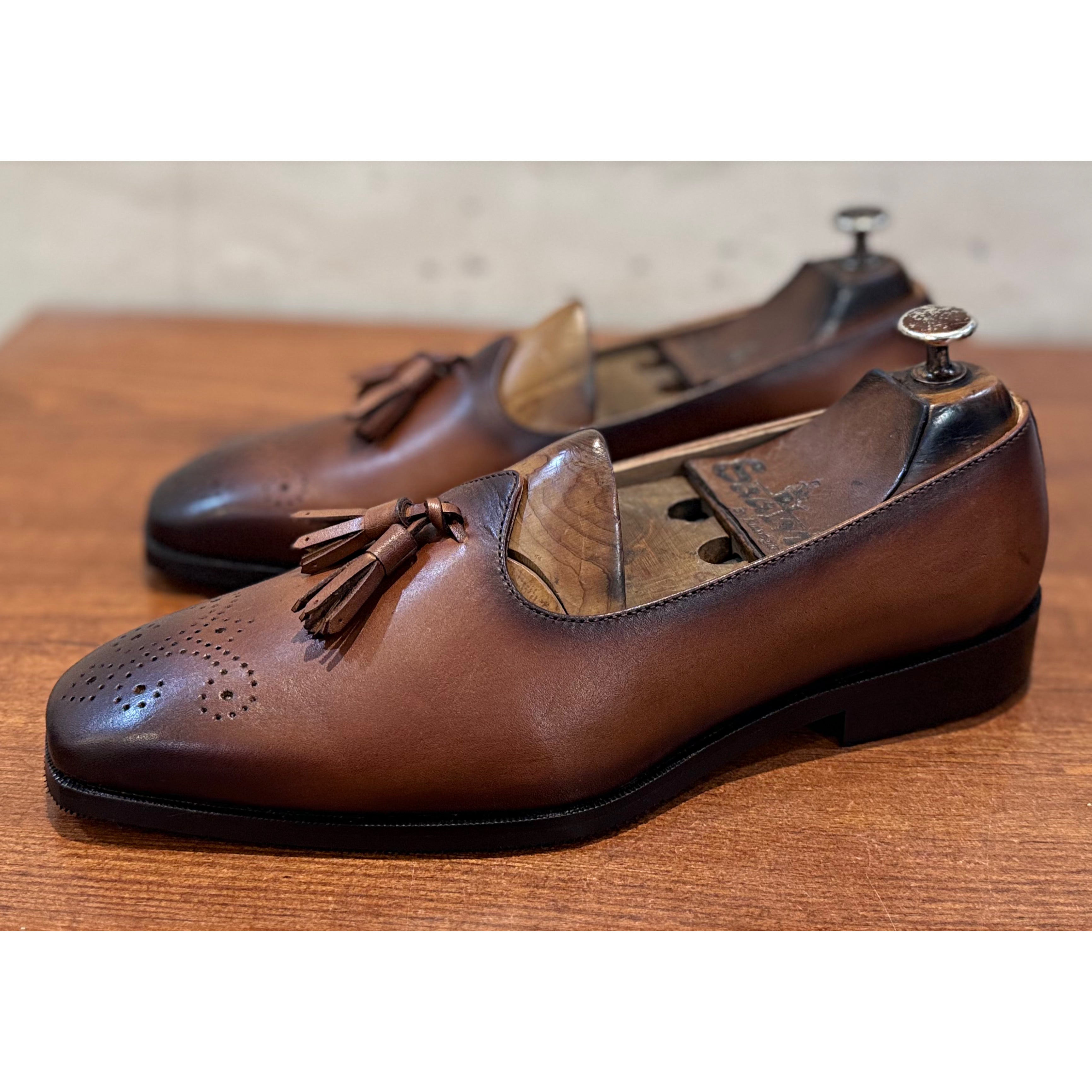 Tassel Jalsa with Brogue Tan