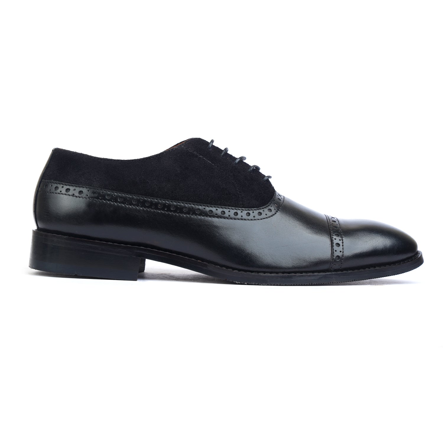 Black Oxfords With Suede