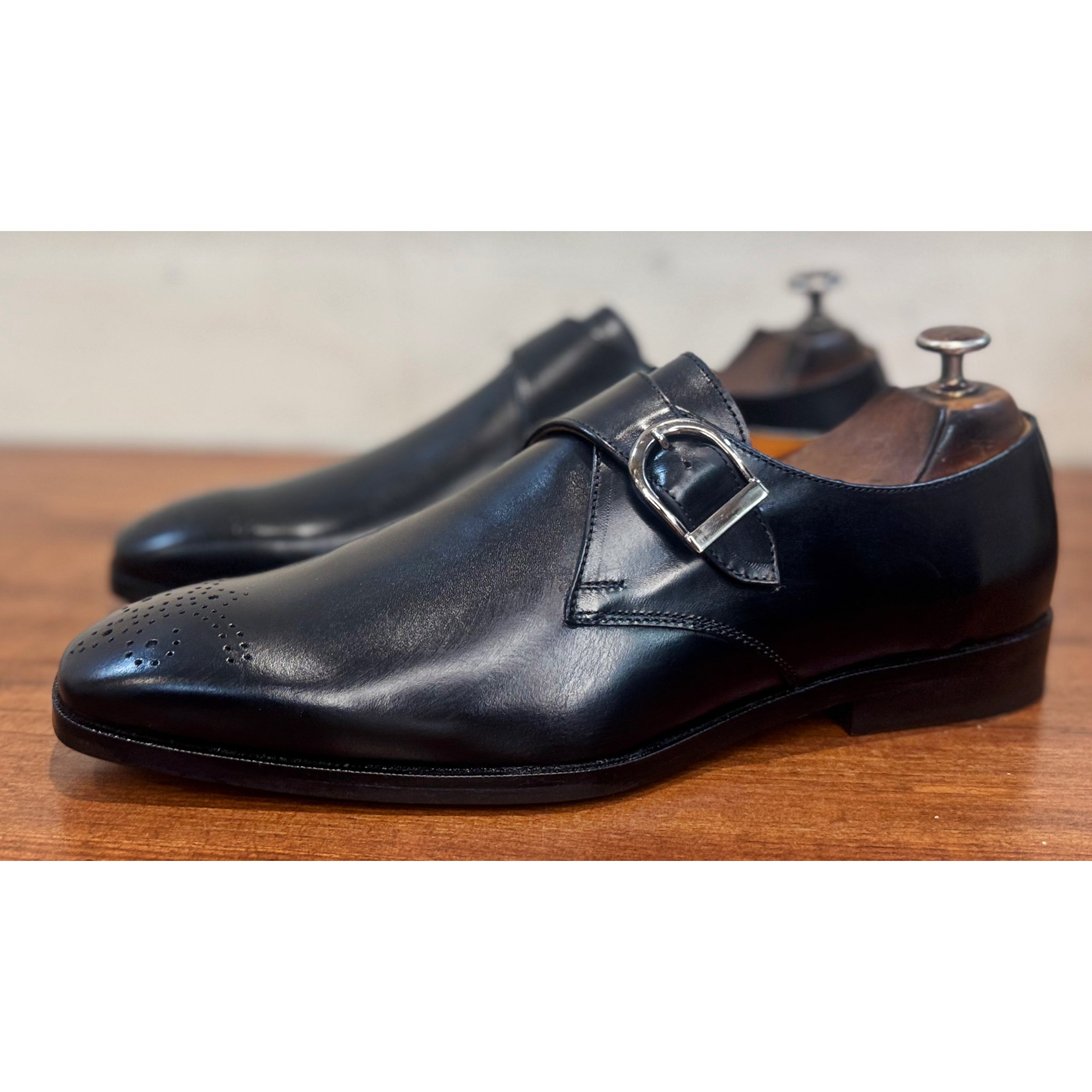 Single Monk Strap Black
