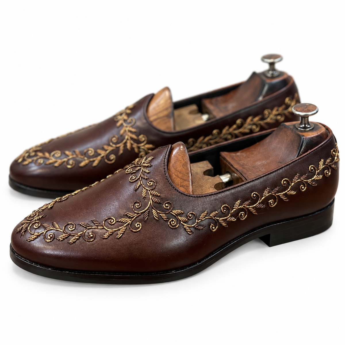Bail Heritage Brown Leather Jutti