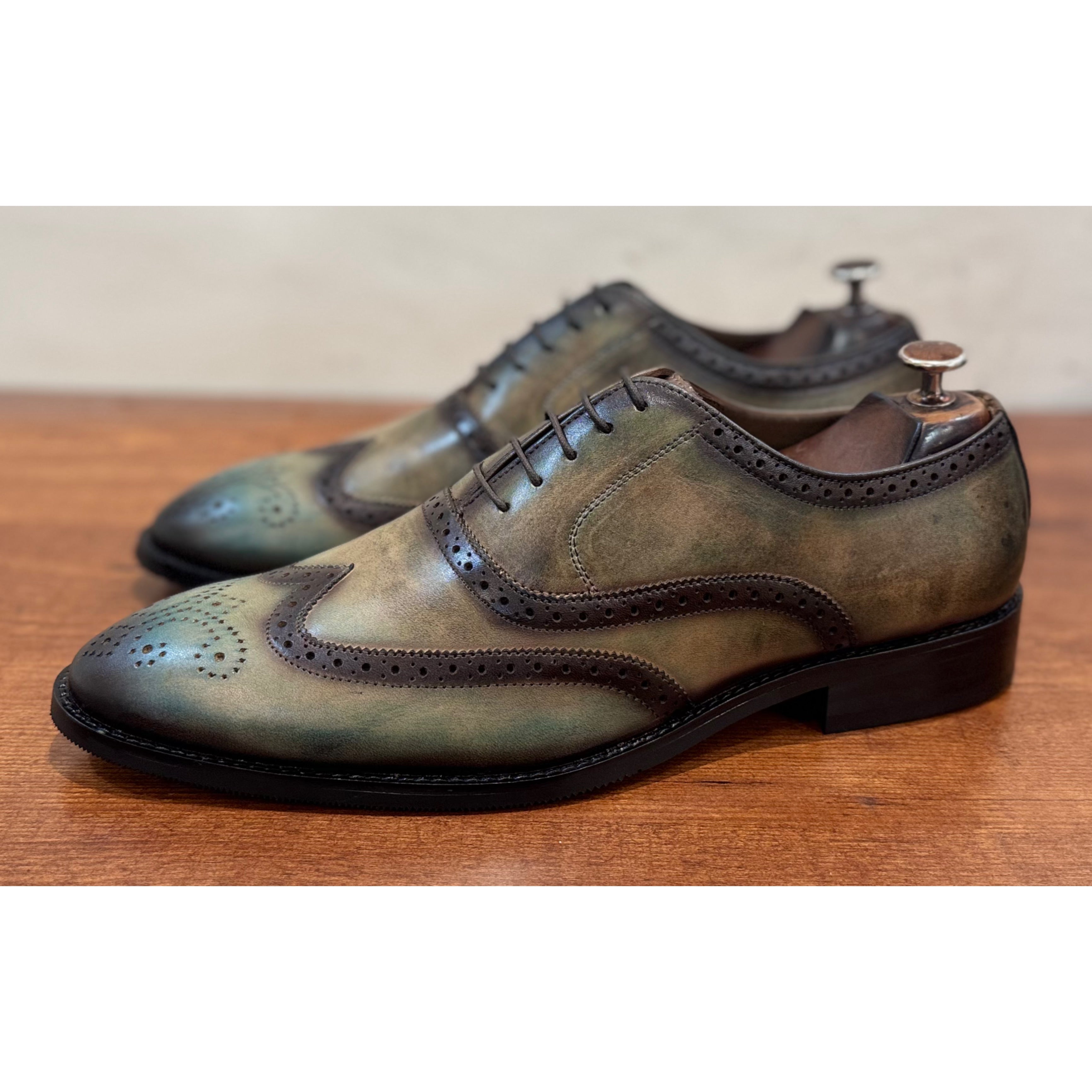 Dual Tone Hand Finished Oxfords