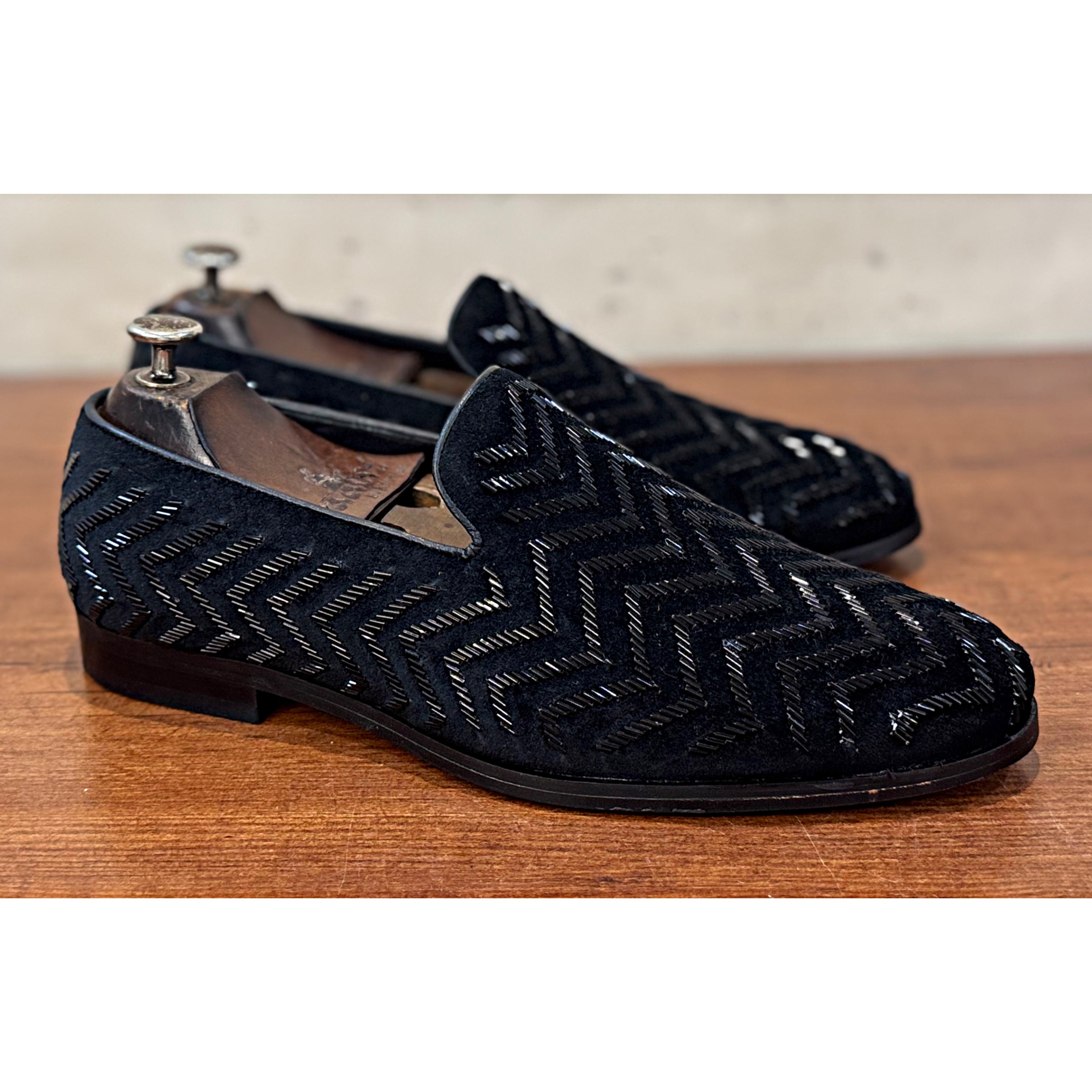 Royal Black Zig Zag