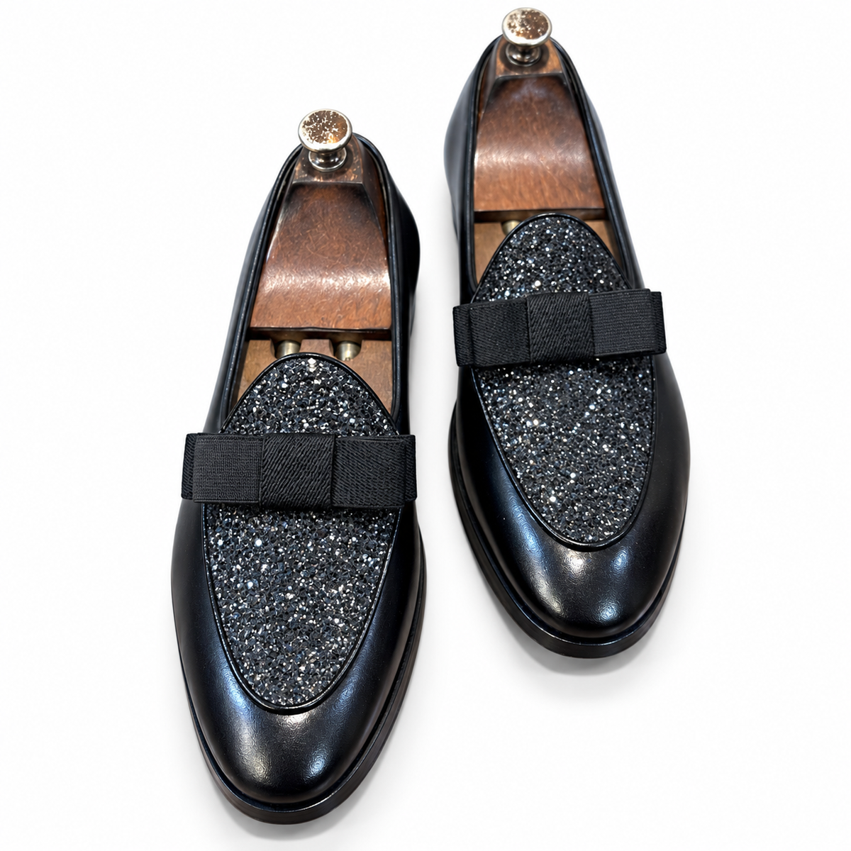 Belgian Loafers Bling Bow