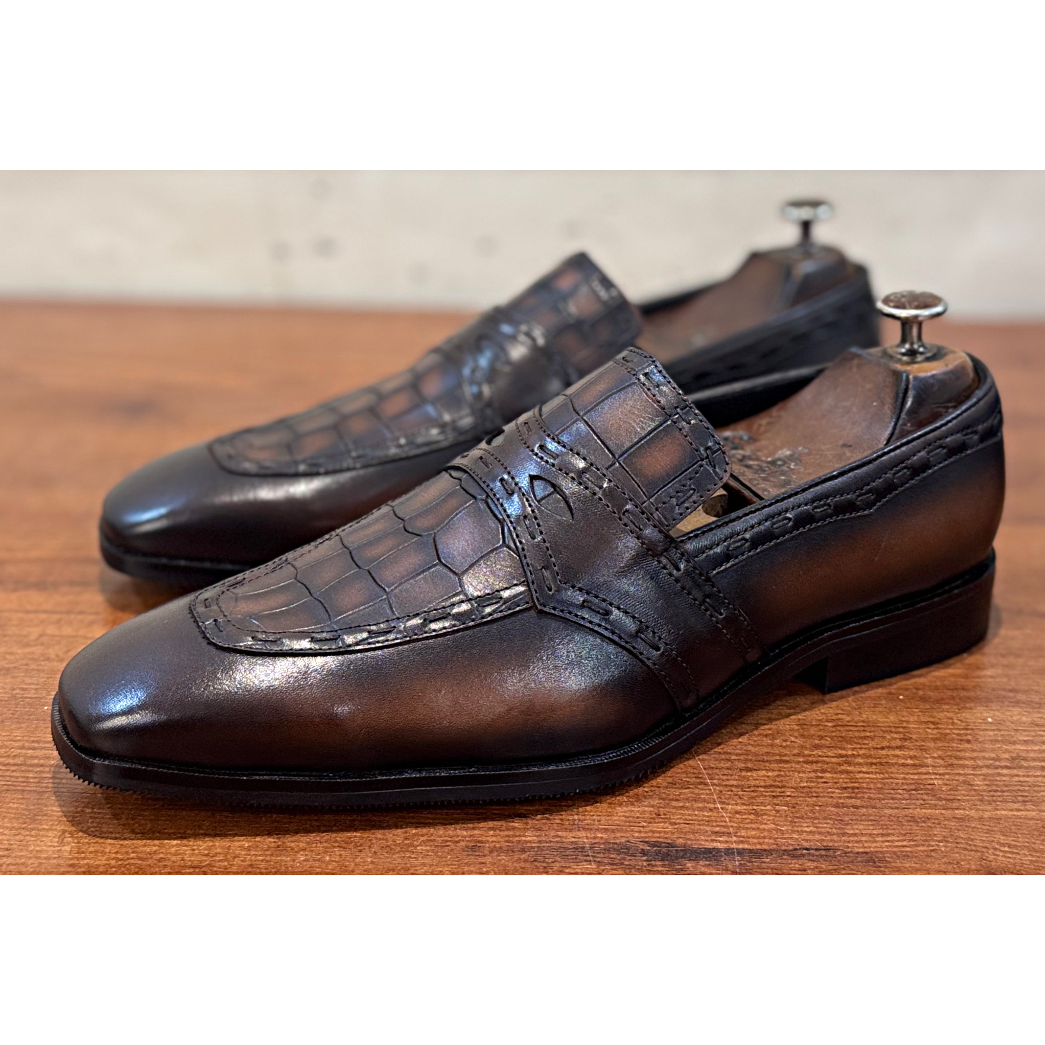 The Baron - Hand Patina Loafers