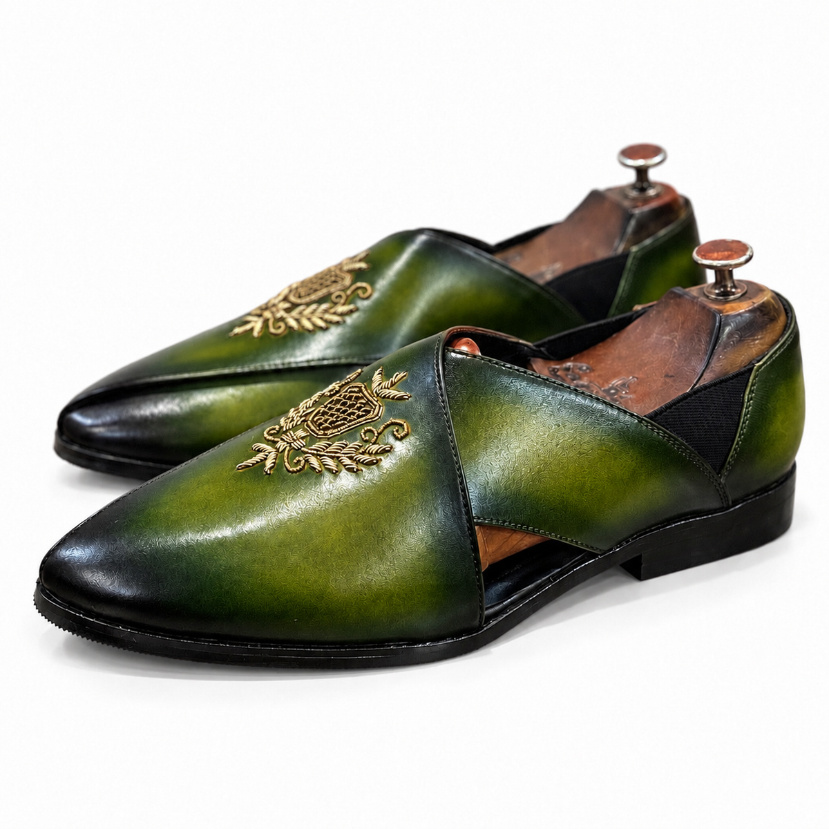 Emerald Crest Dabka Peshawari
