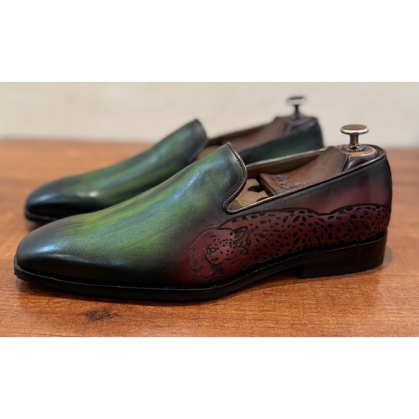 Classic Tiger Loafers Green