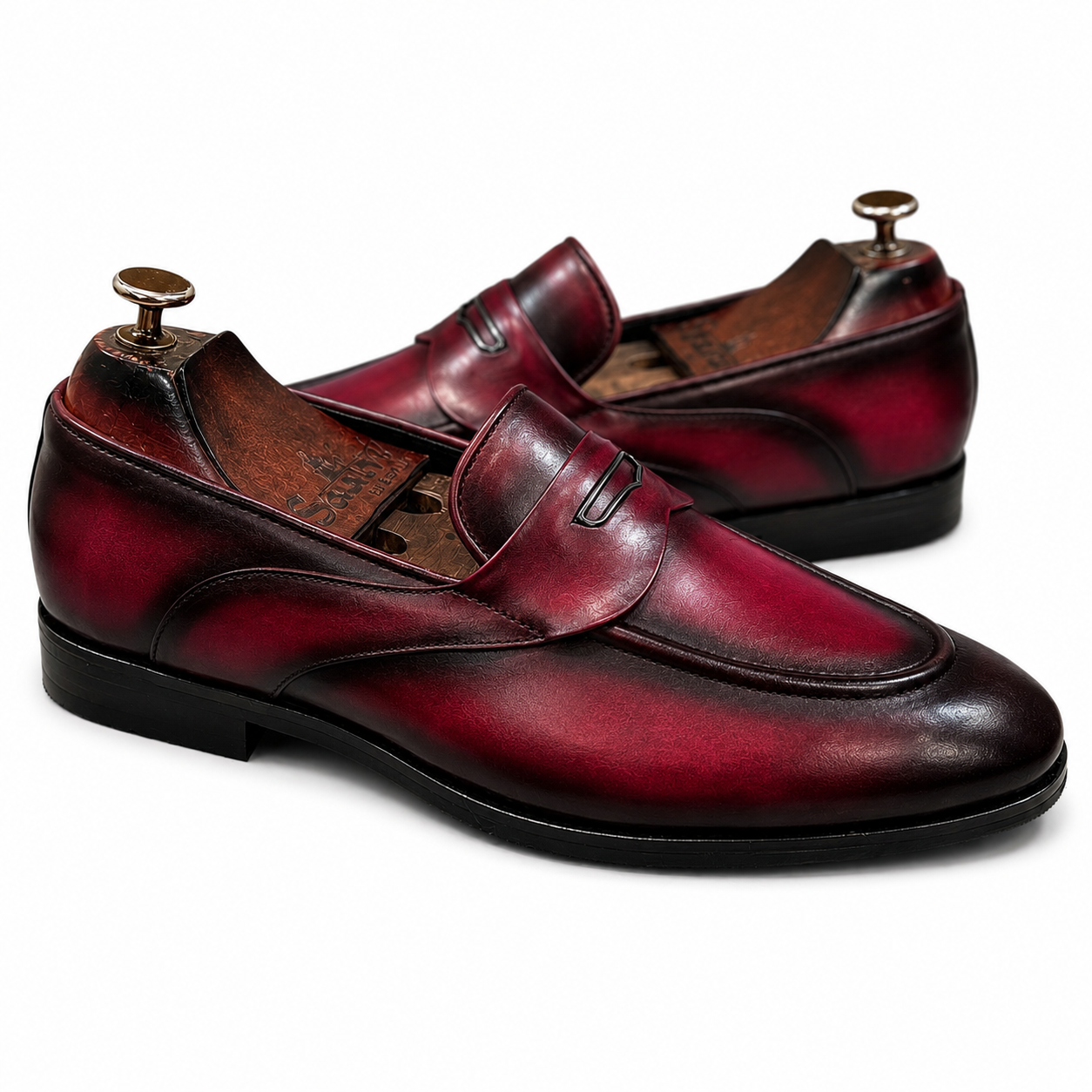Crimson Royale Penny Loafers