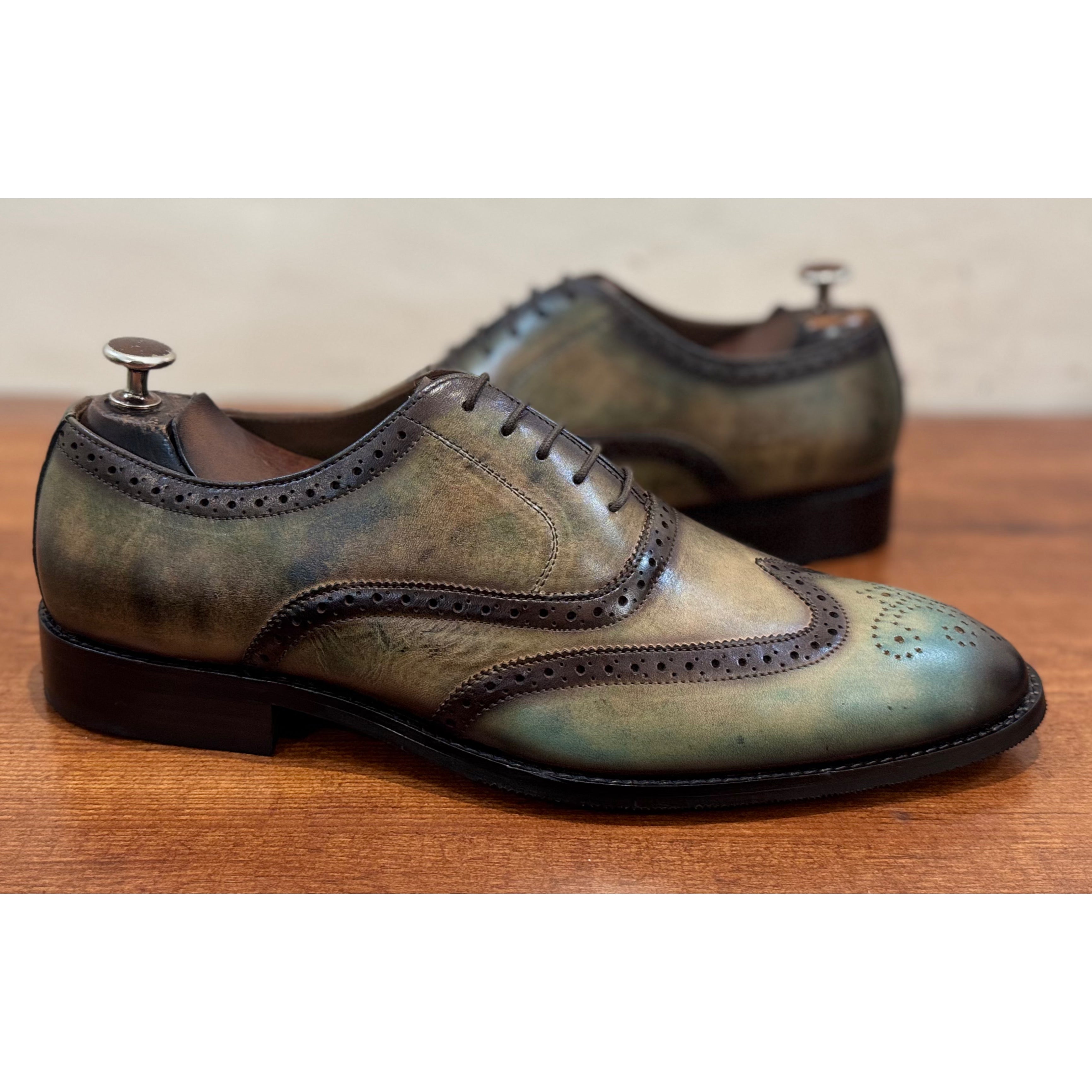 Dual Tone Hand Finished Oxfords