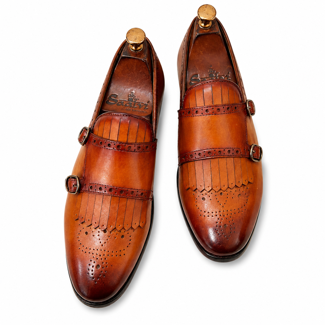 Regal Kiltie Double Monk Loafers