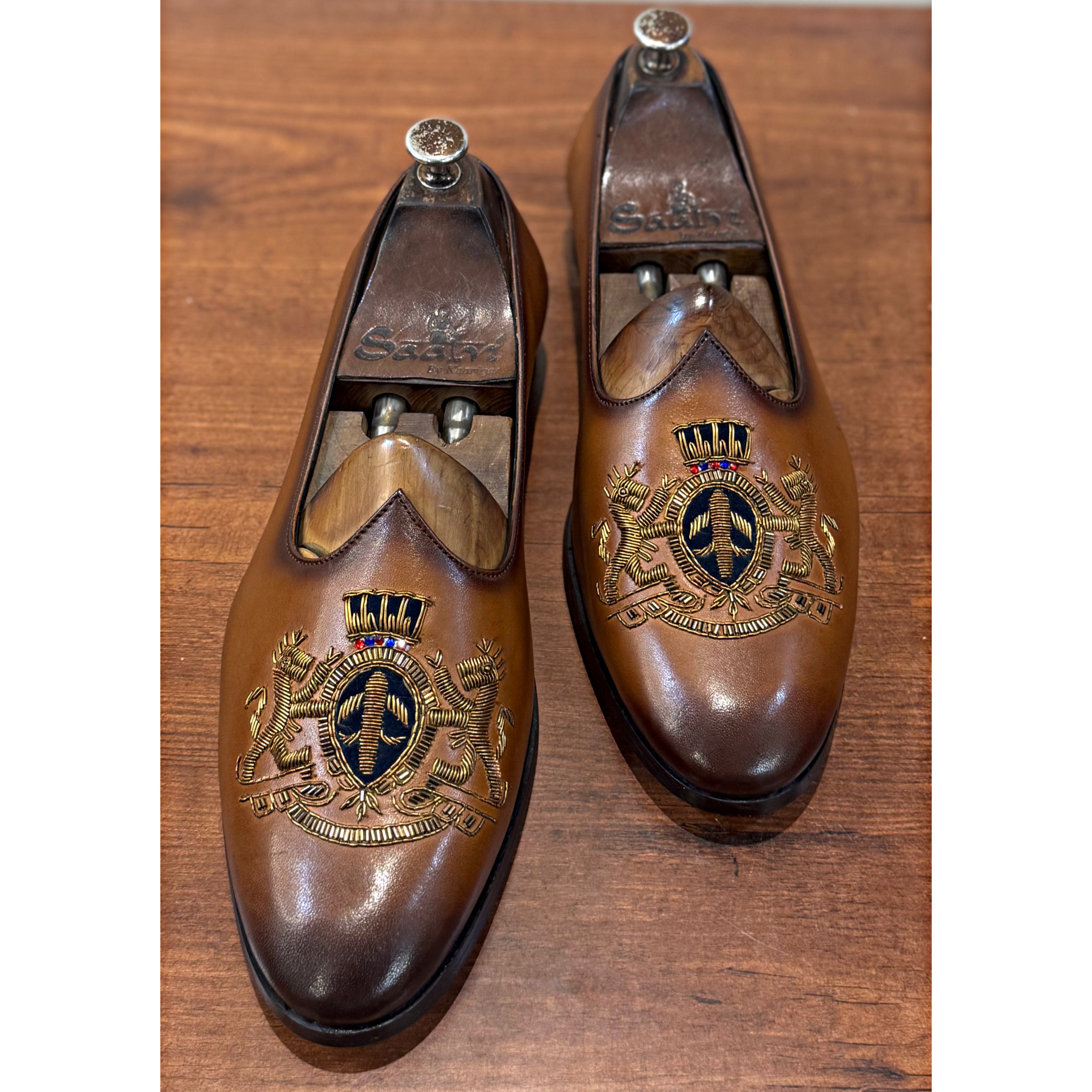 Royal Hand Zardosi Embroidery Jalsa