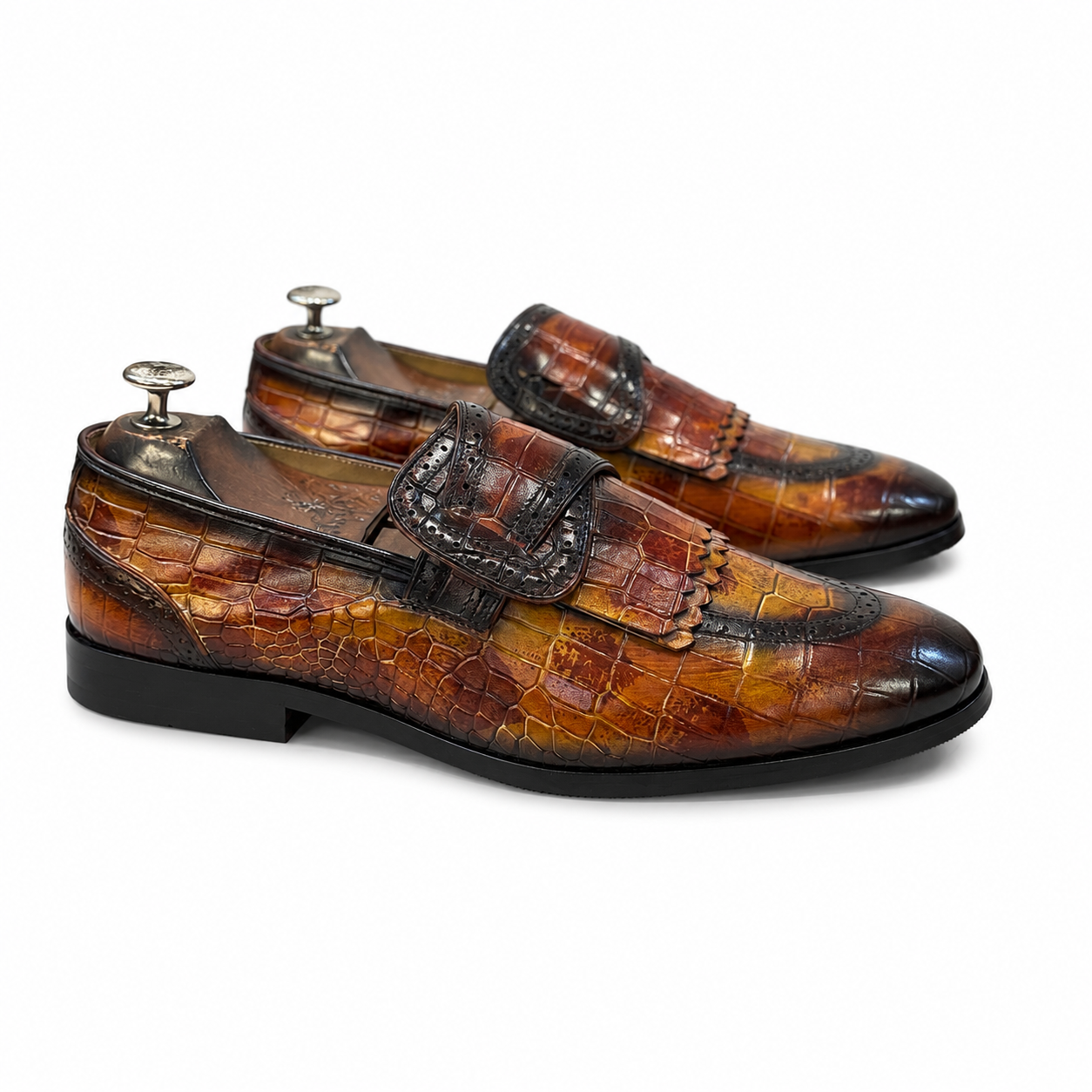 Imperial Croco Butterfly Loafer