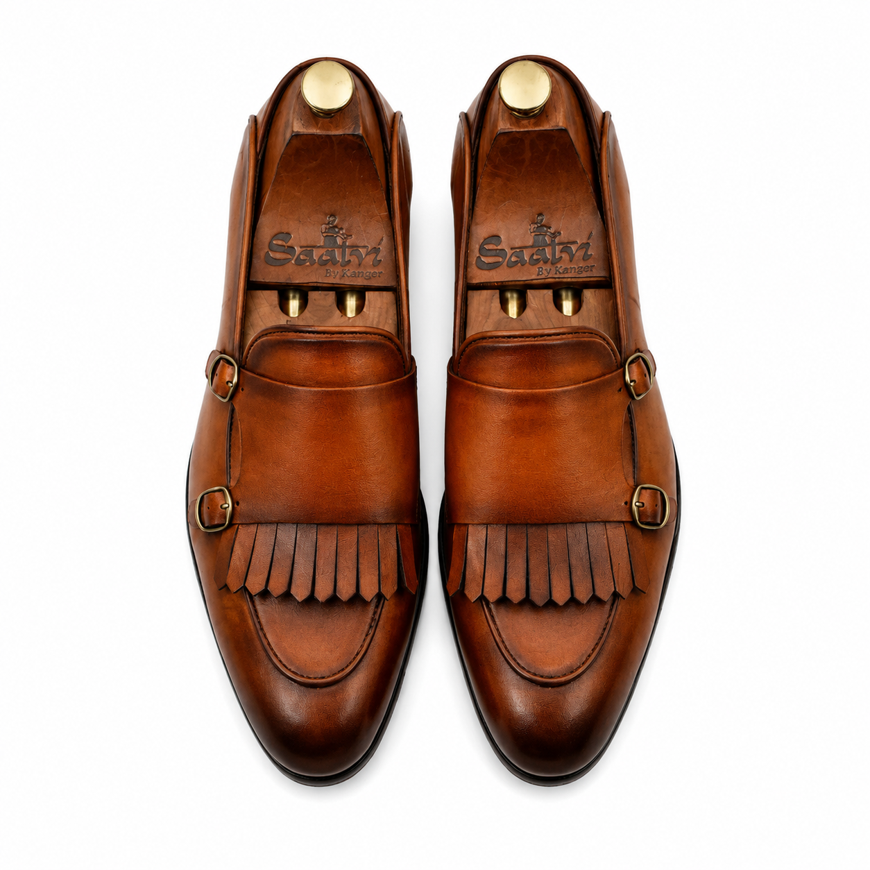 Kingsley Amber Double Monk Loafers