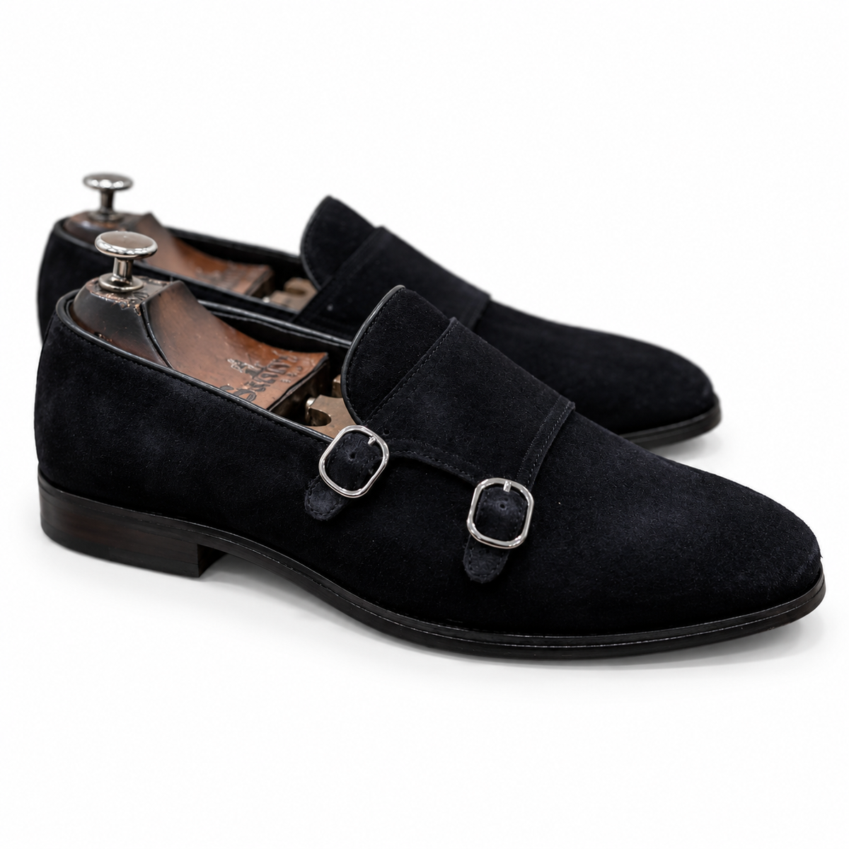 Blue Double Monk Strap