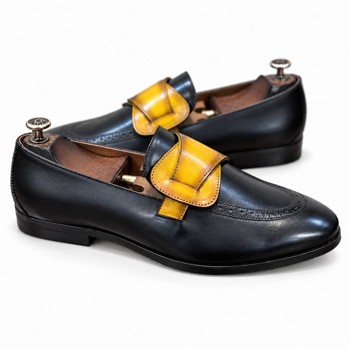 Noir Saffron Butterfly Loafers