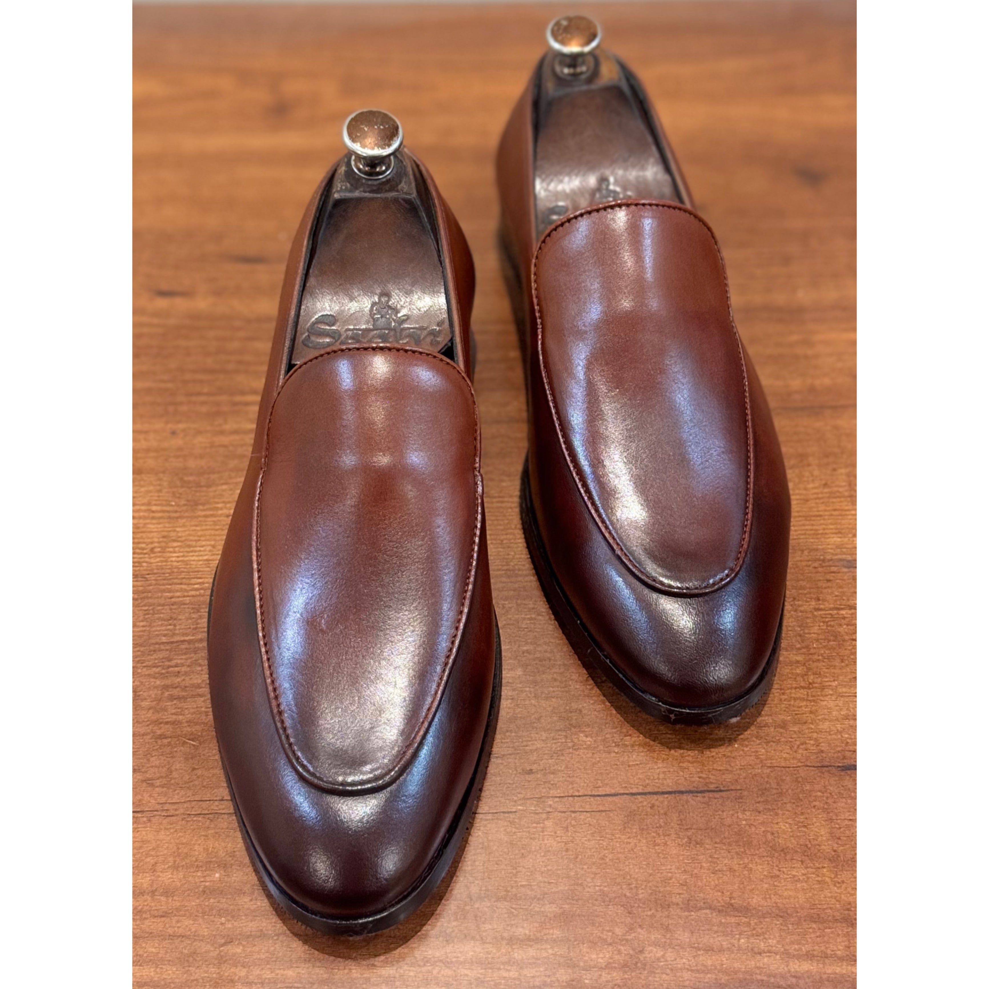 Brown Loafers Hand Finished