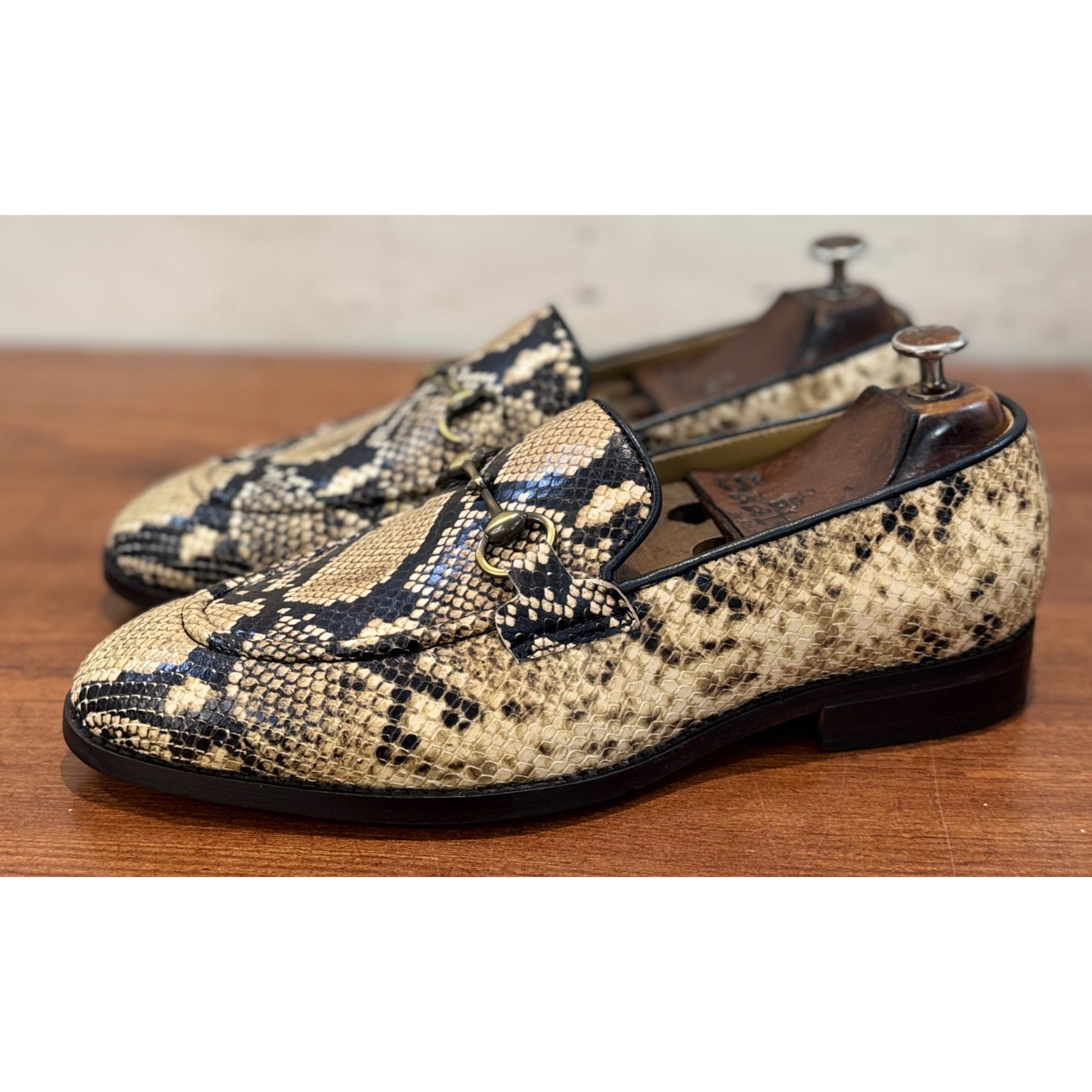 Exotic Snake Foil Loafers Classic