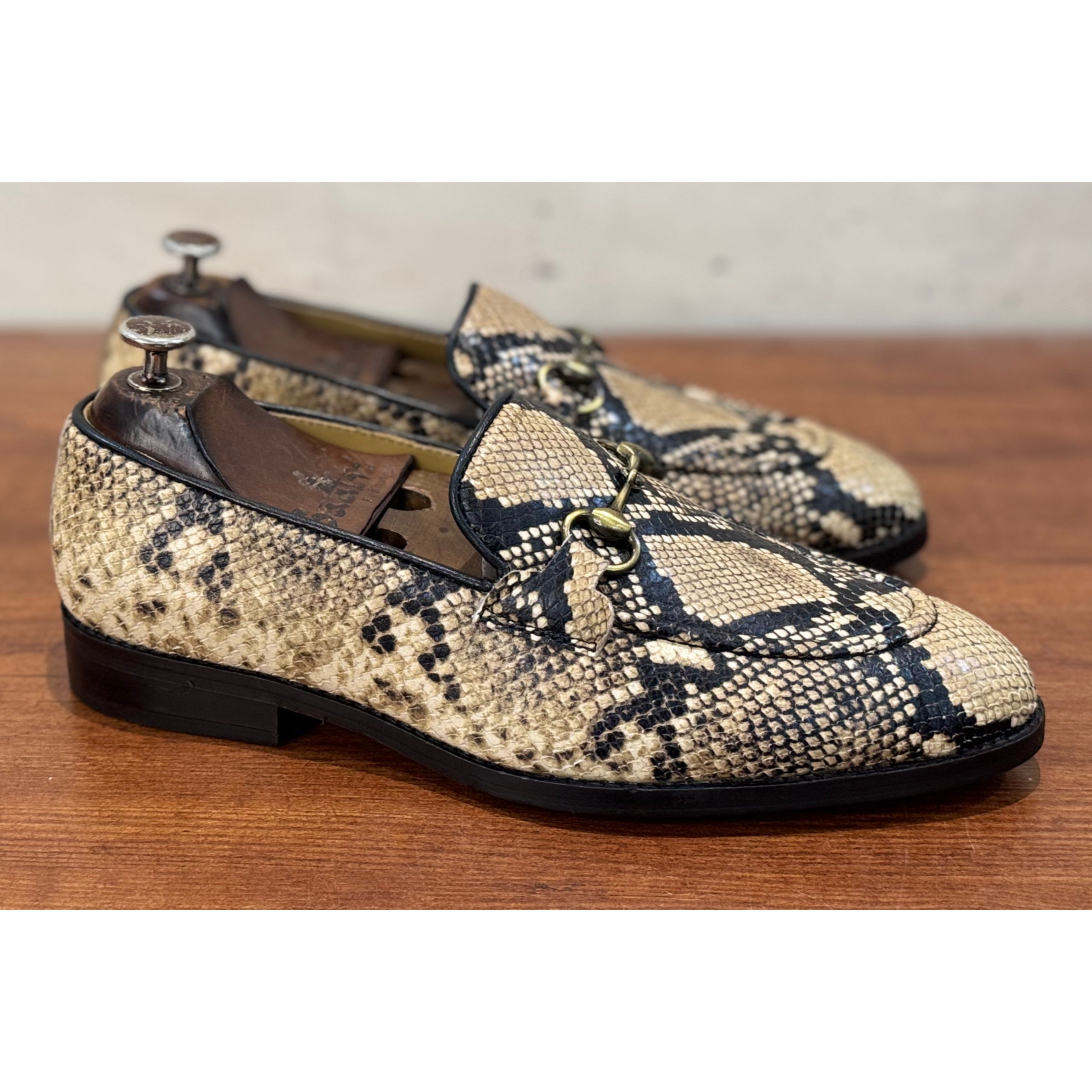 Exotic Snake Foil Loafers Classic