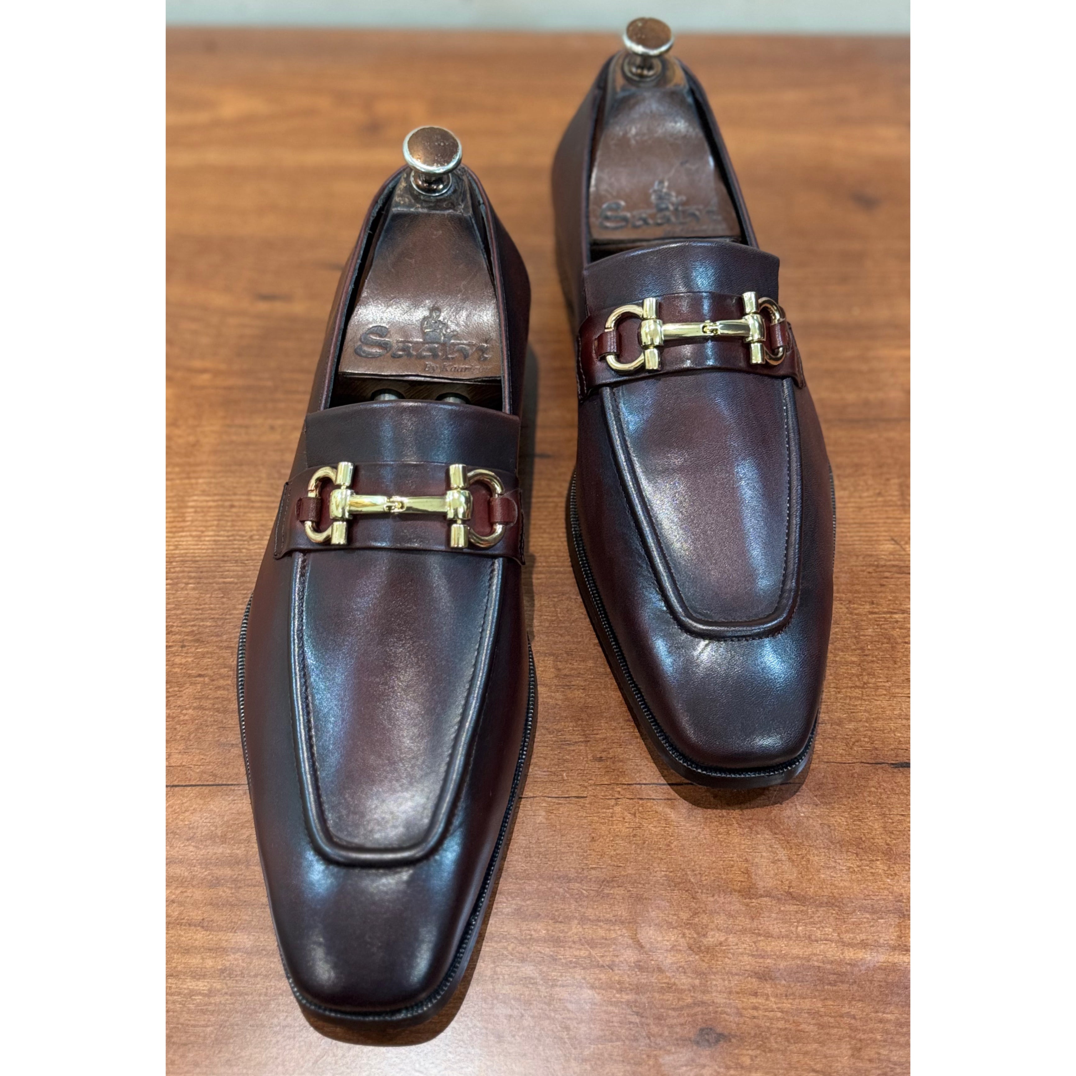 Bordo Patina Loafers